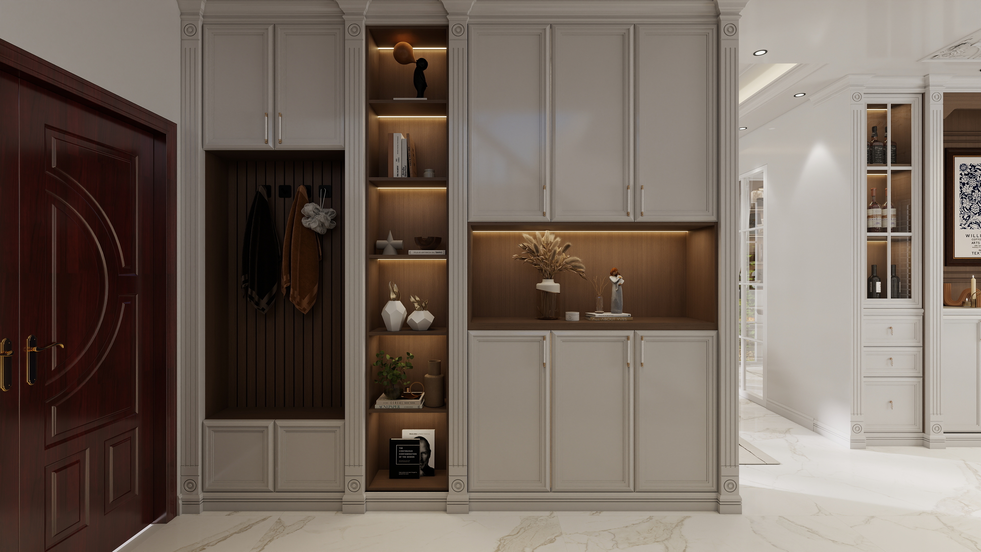 星空设计500一套-简欧两层别墅装修效果图