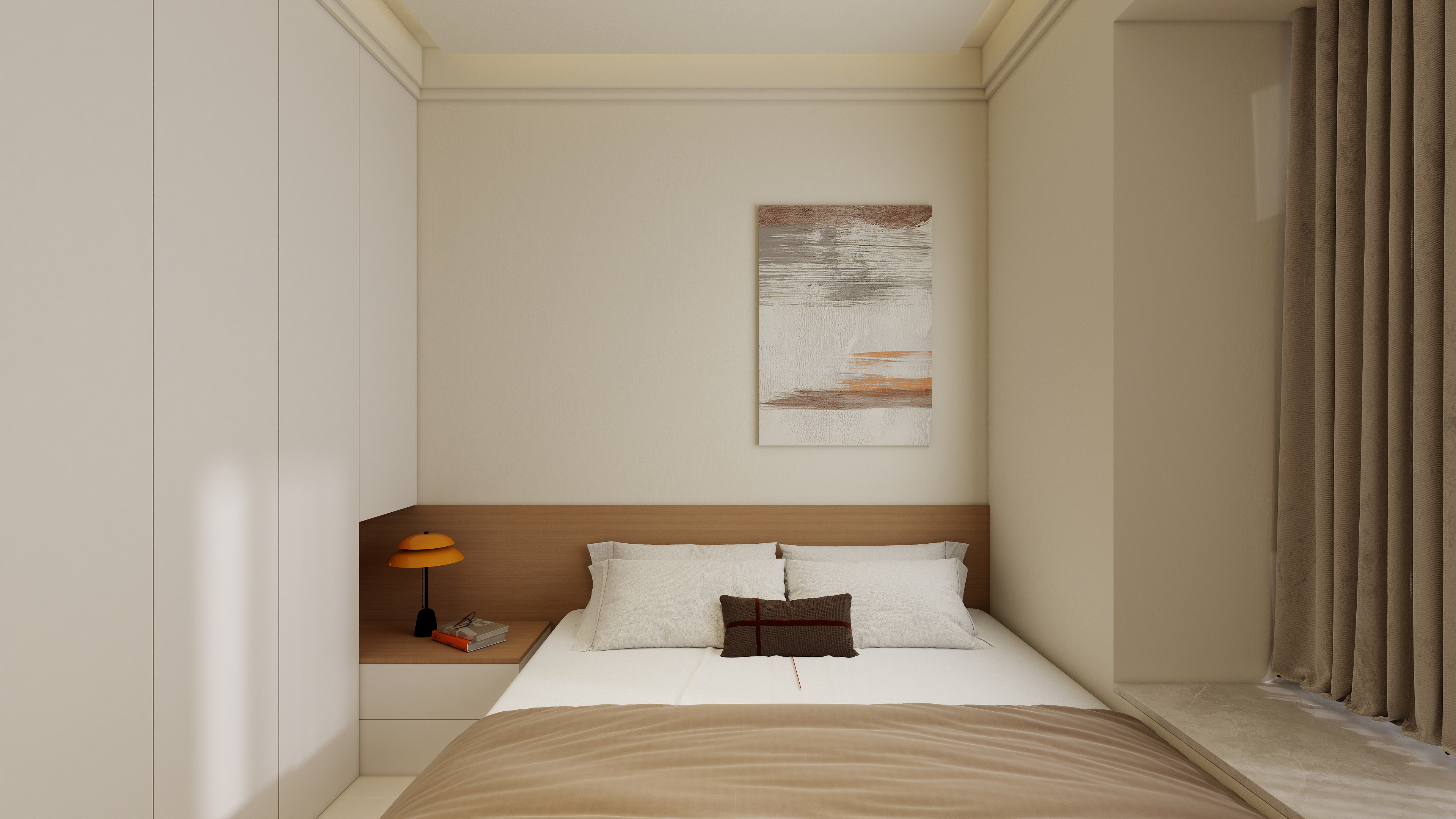 星空设计工作室design-现代简约109㎡3室装修效果图