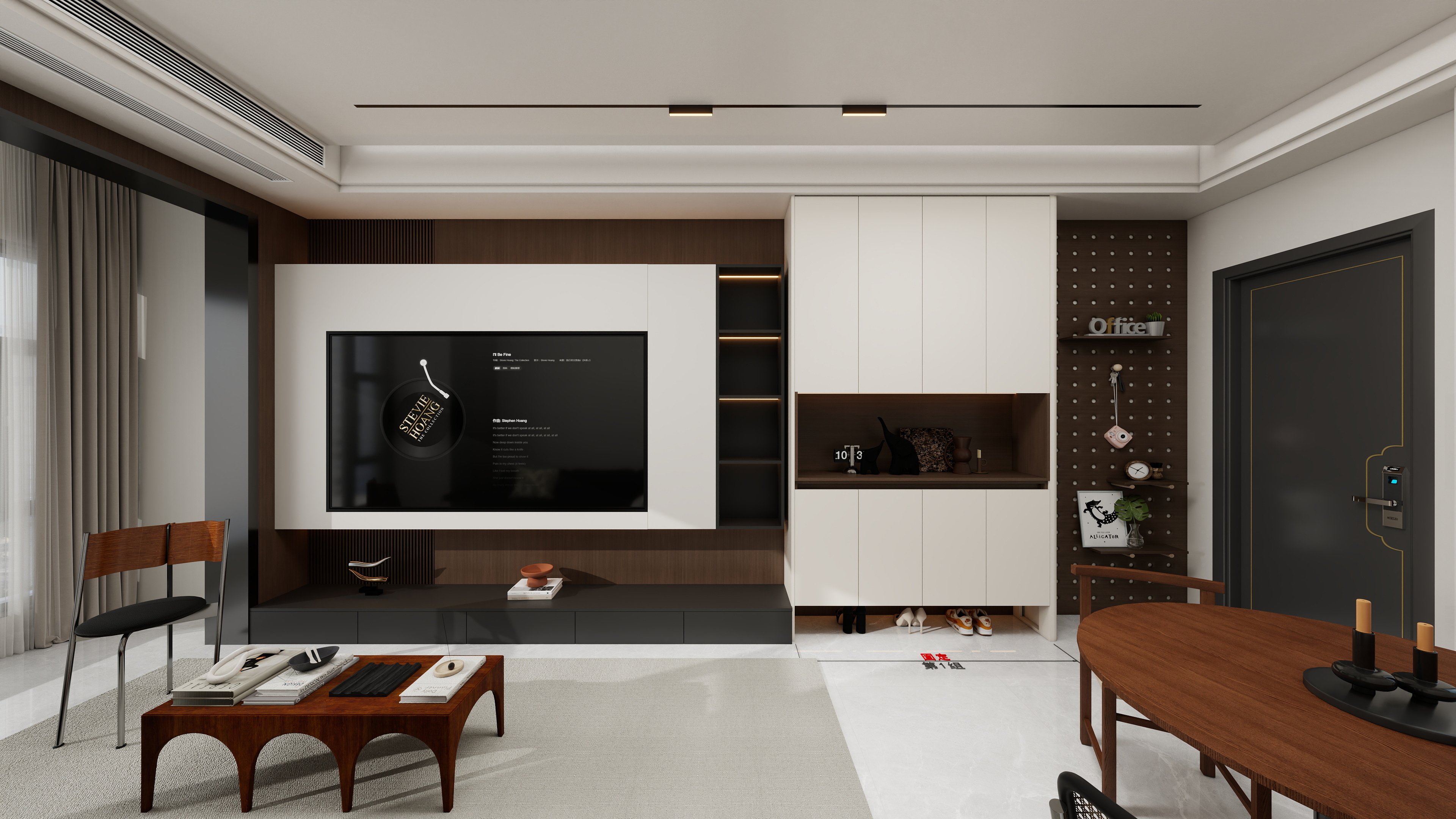 增城增圆全屋定制设计师朱兴-明星花园60方装修效果图