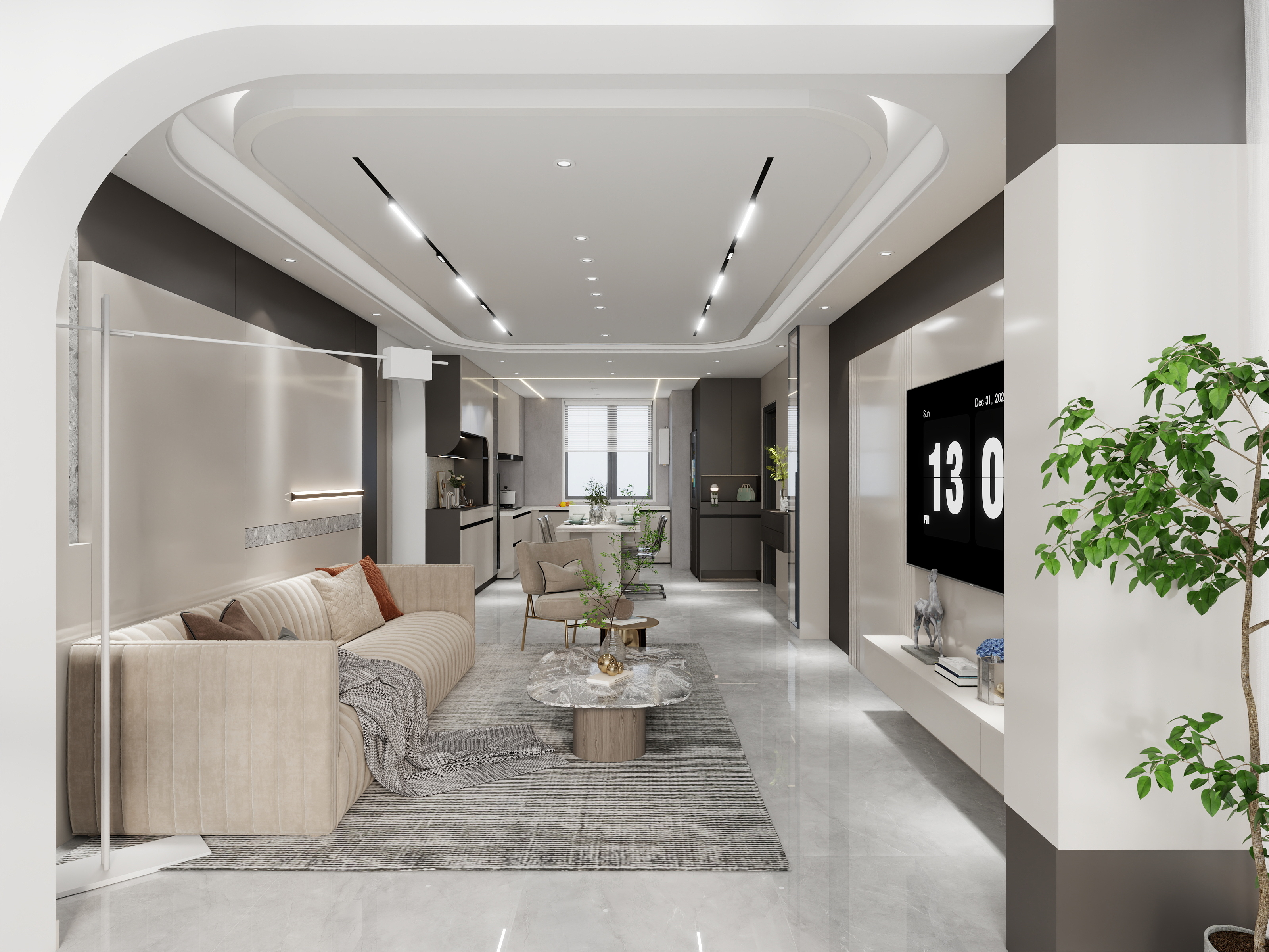 君安柏丽-淞江映像118新隐形门-装修设计方案