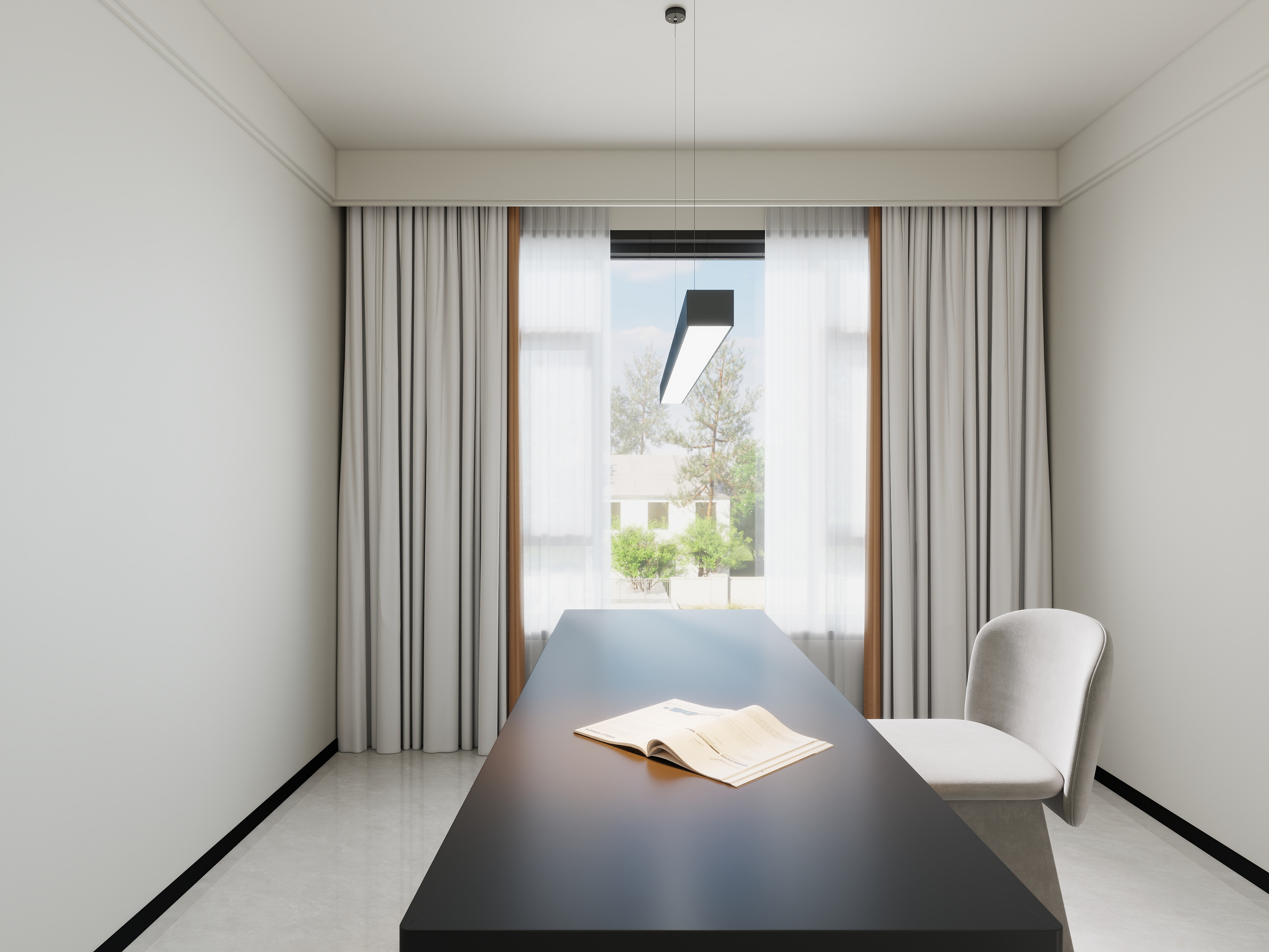 艺雅丽-143平现代简约装修效果图