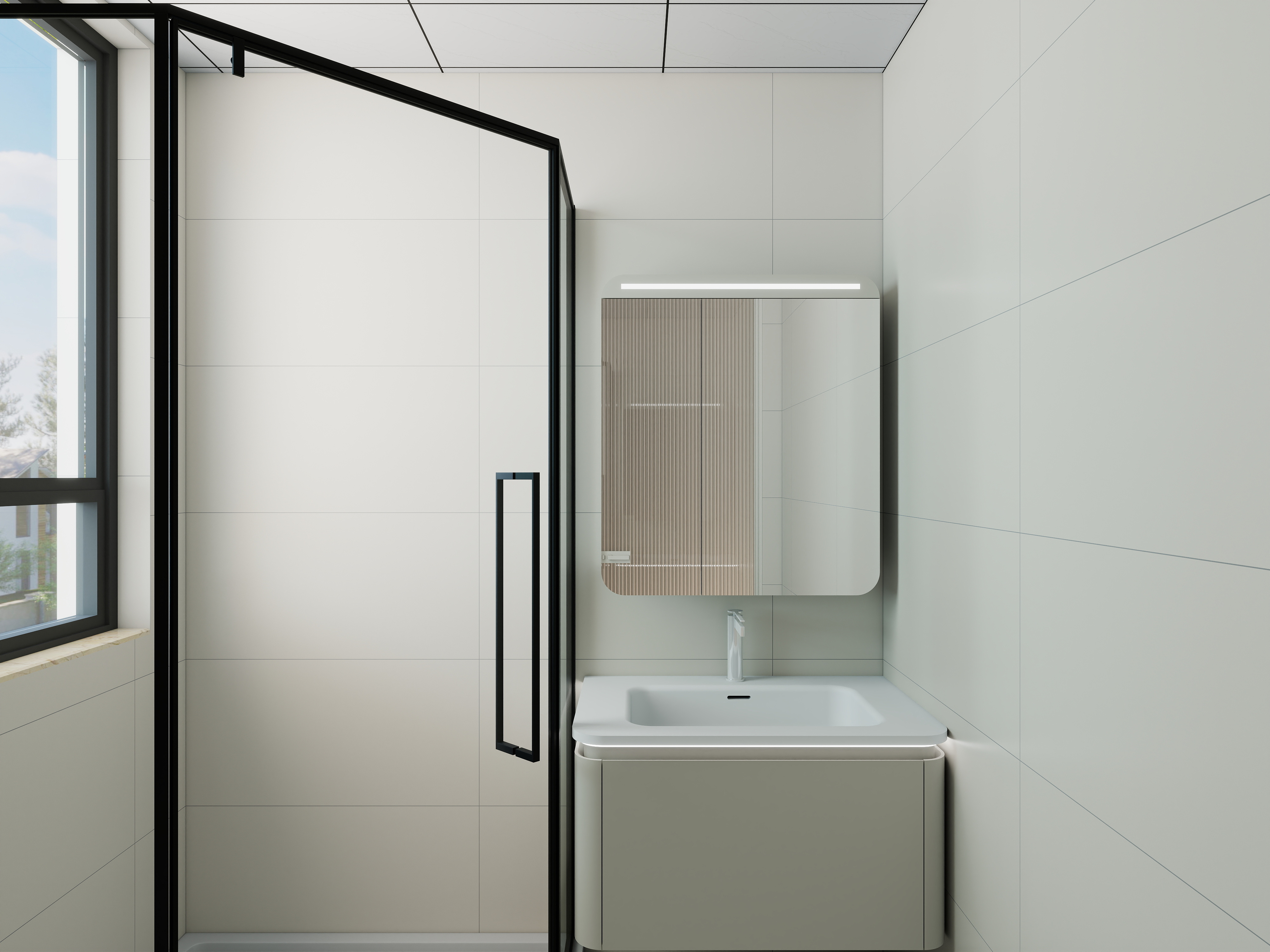 艺雅丽-105平奶油风装修效果图