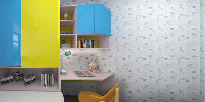 Aq设计.-儿童房-装修设计方案