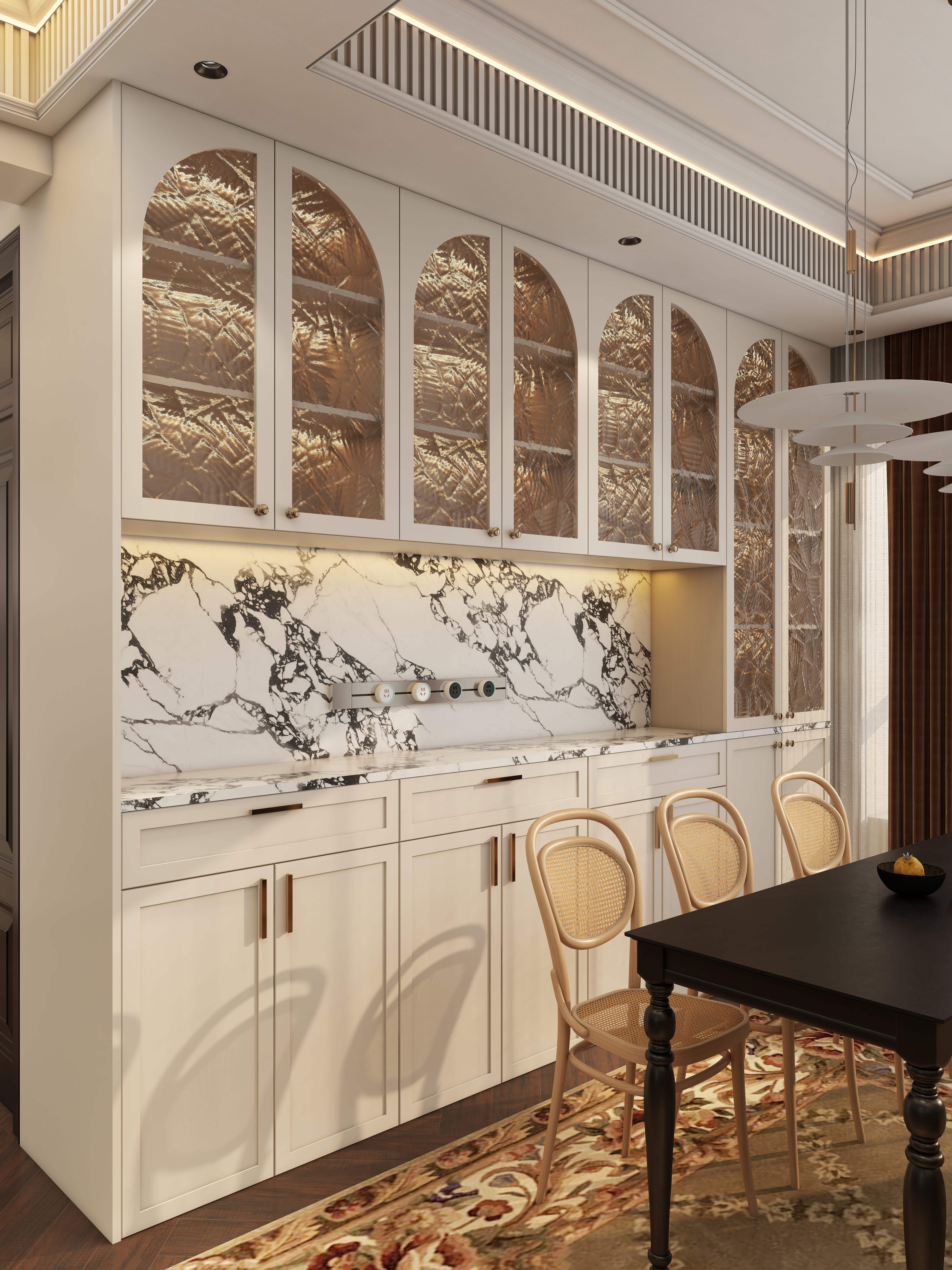 此效果图简单参考-翡丽雅境一层客厅装修效果图第3张