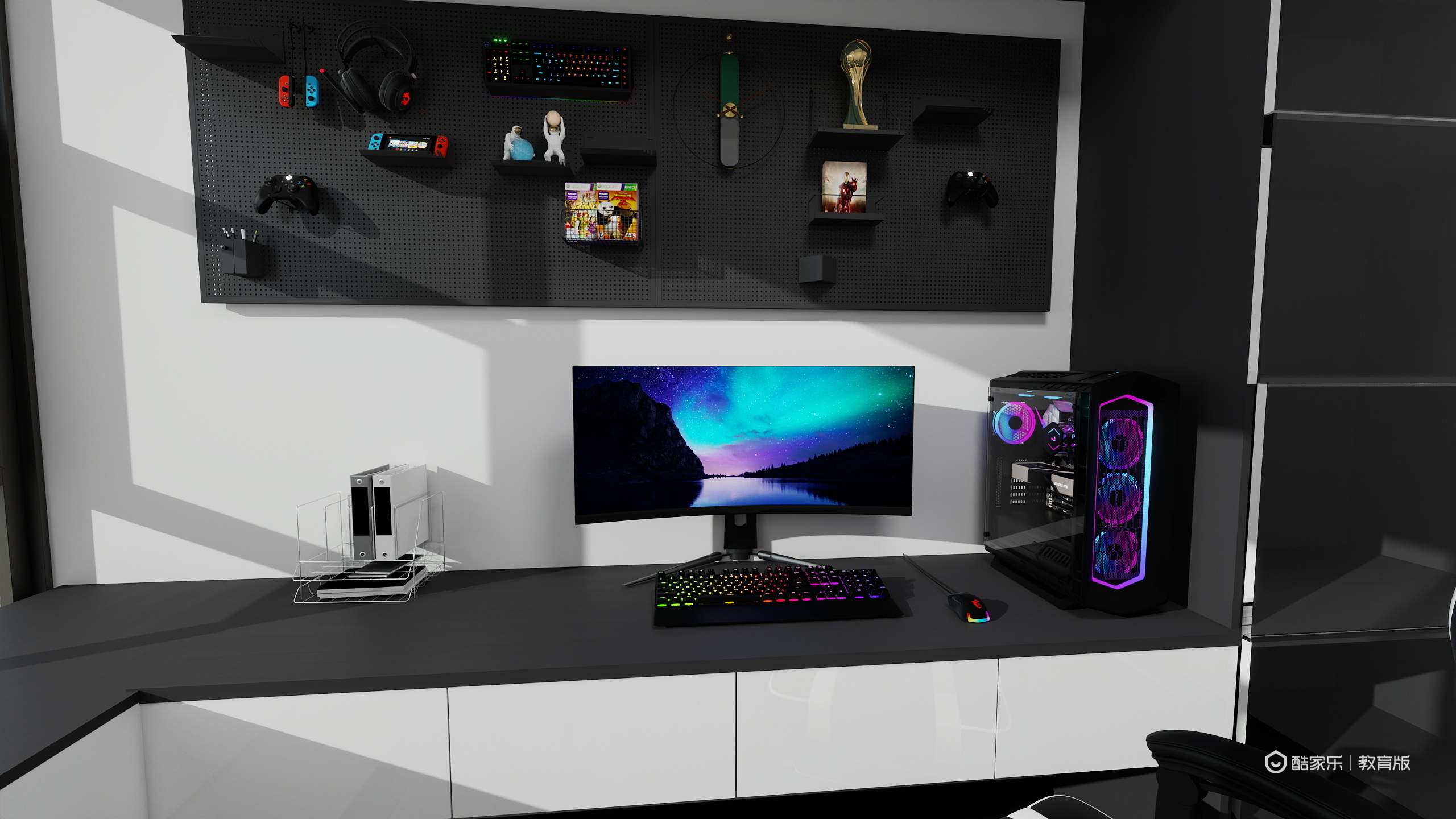 邓钿蓝-东莞市轻工业学校—邓钿蓝装修效果图