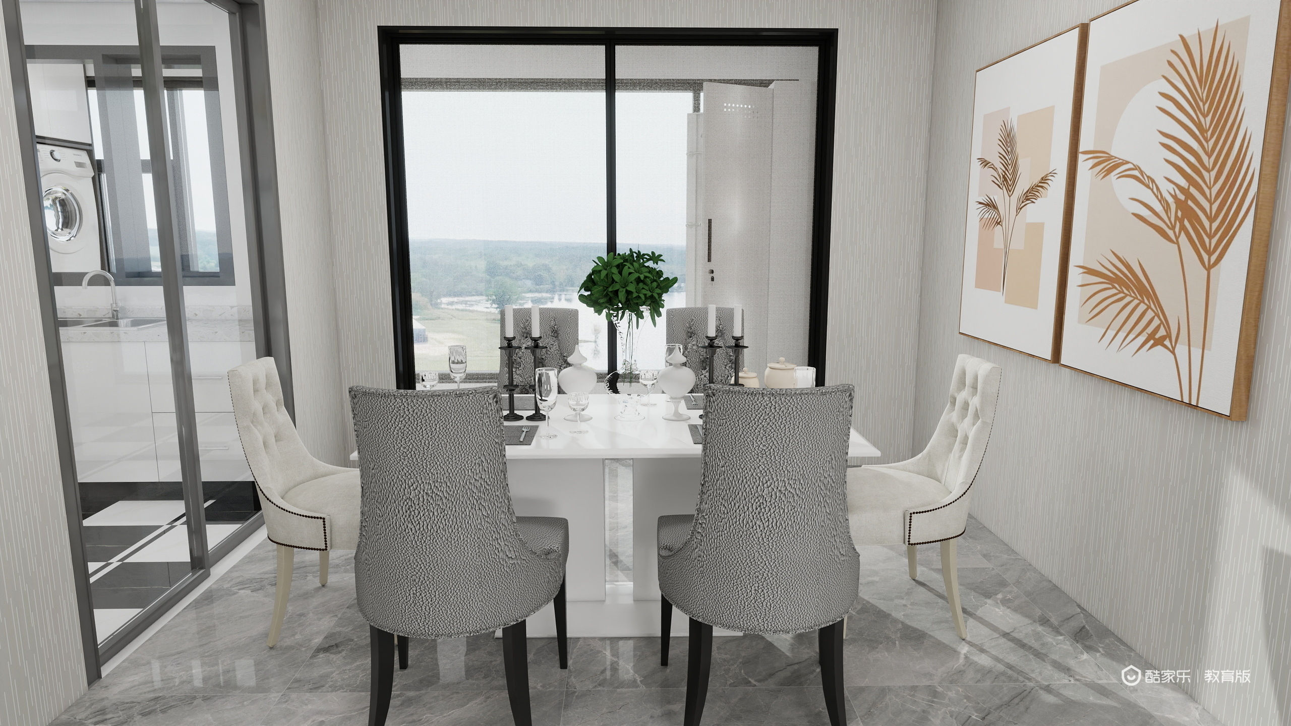 邓钿蓝-东莞市轻工业学校—邓钿蓝装修效果图