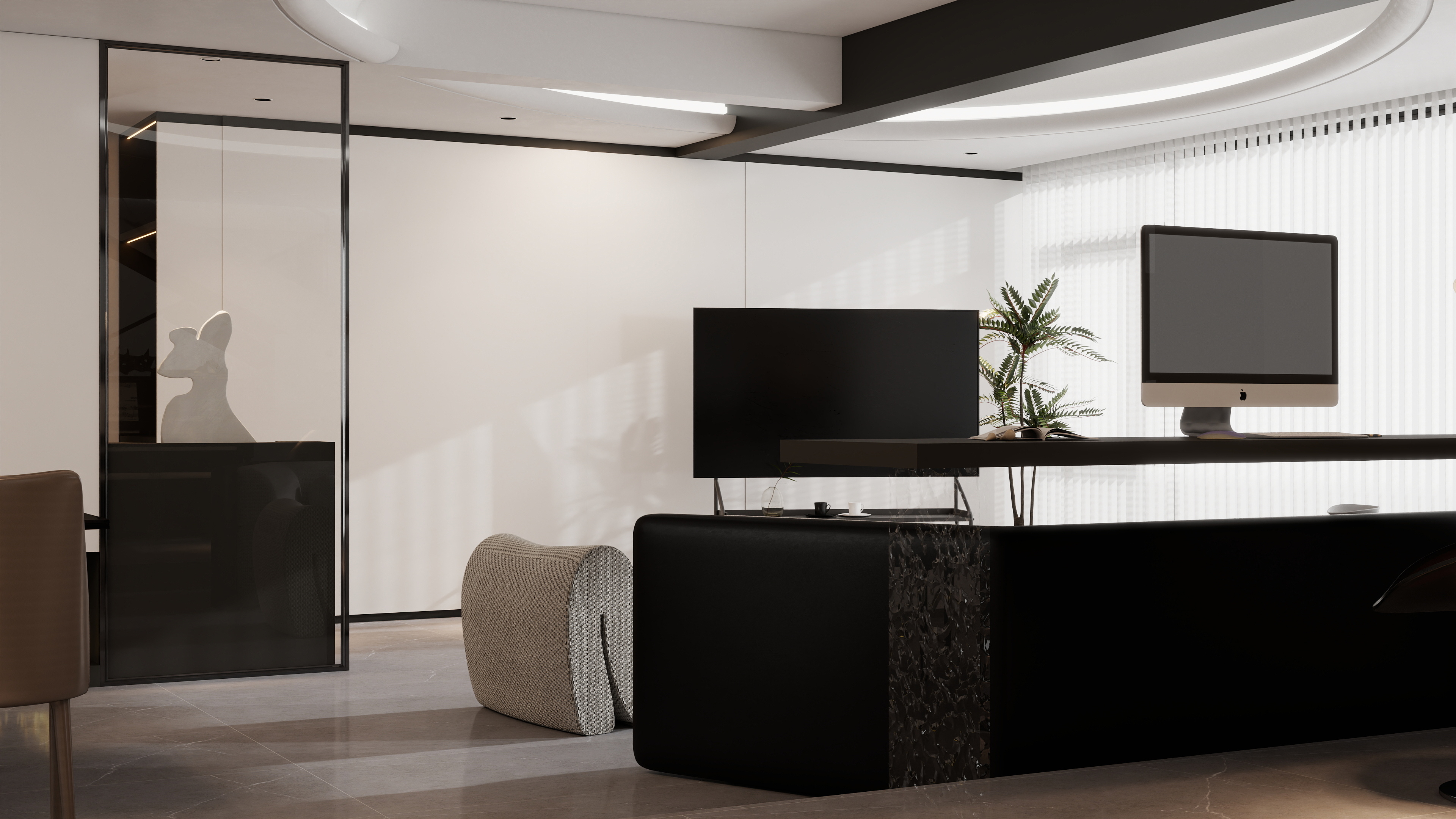 崎怪的上单-轻奢复式装修效果图