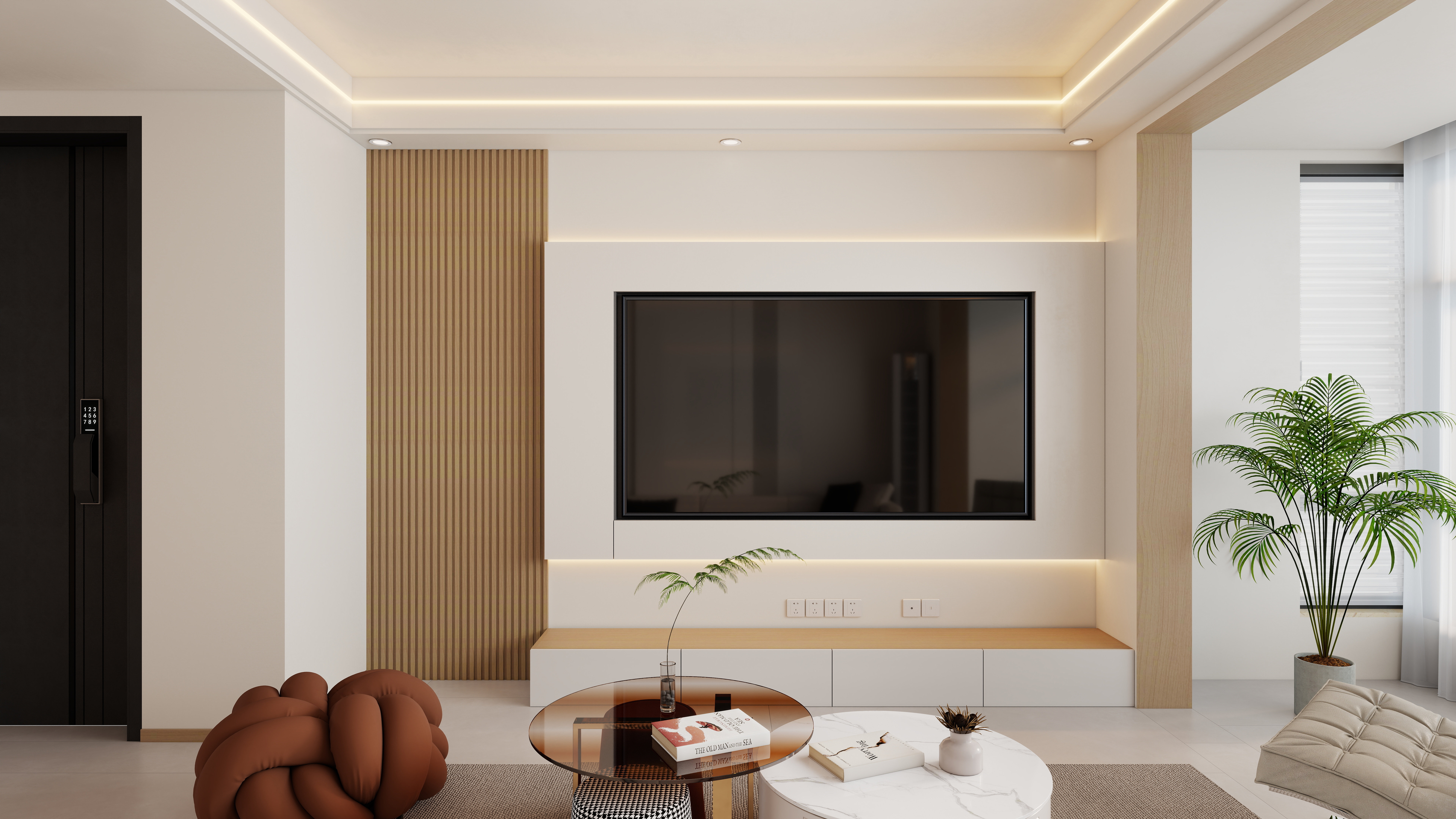 艺雅丽-127平现代简约 装修效果图