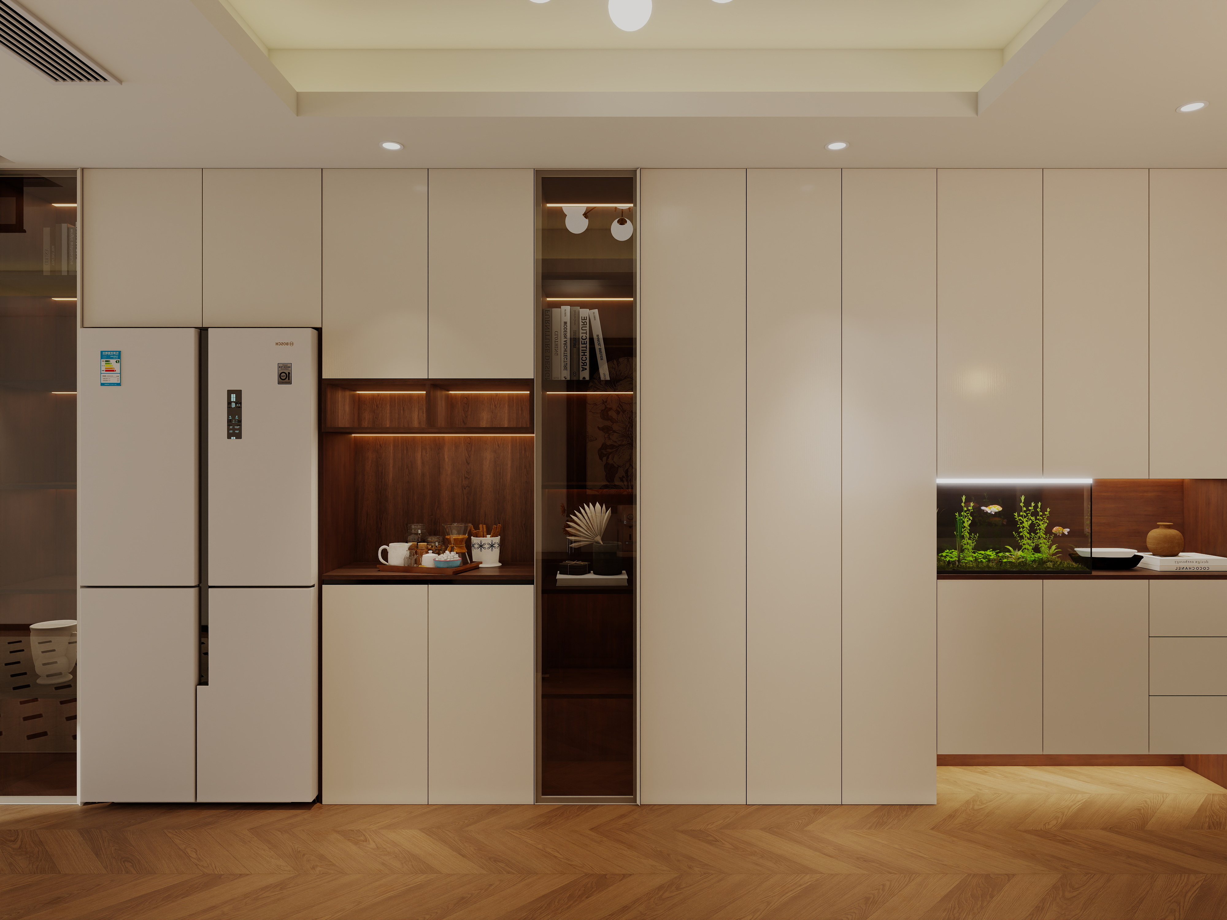 艺雅丽-75平现代简约 装修效果图