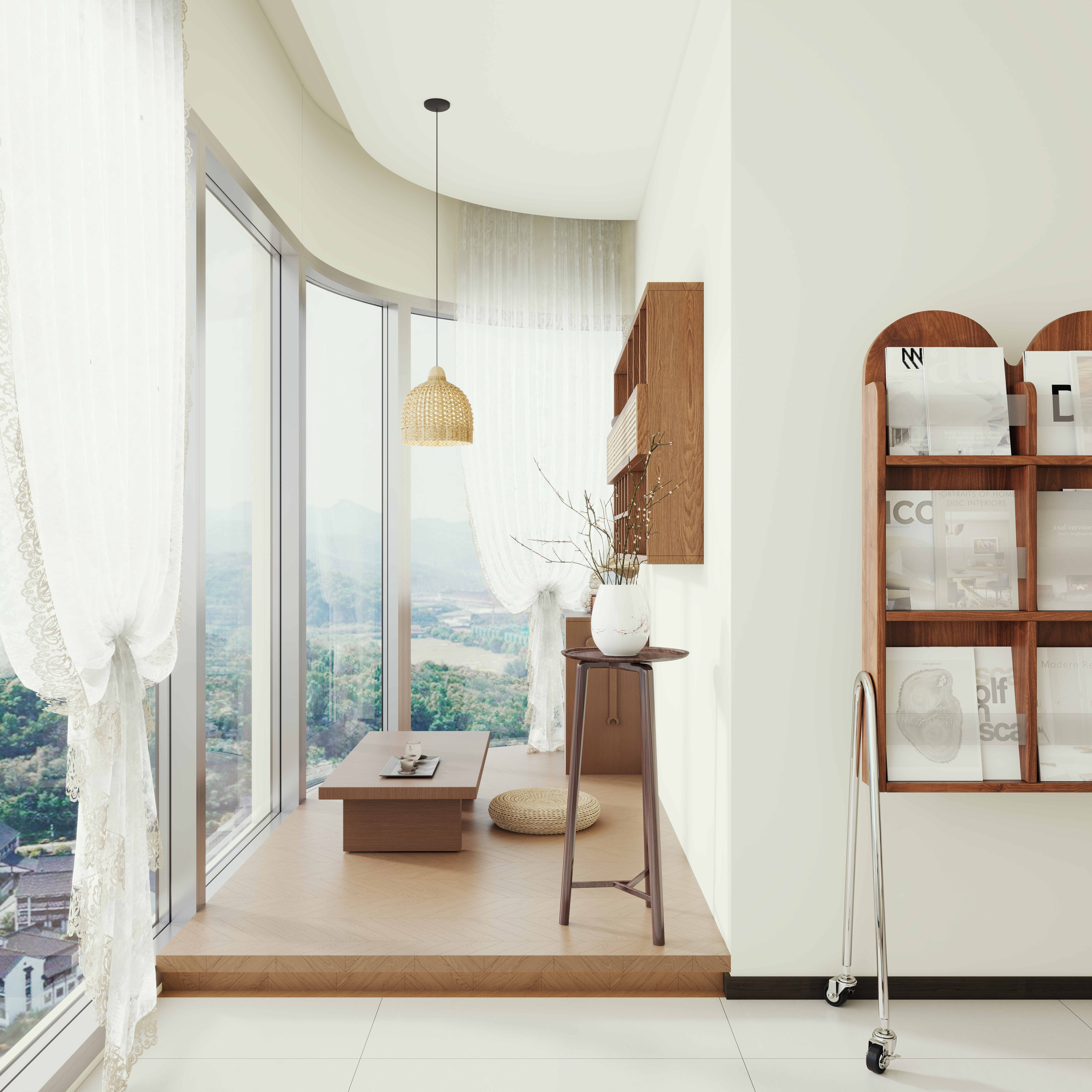 李青越-264平法式中古美容室二层美容室装修效果图第2张