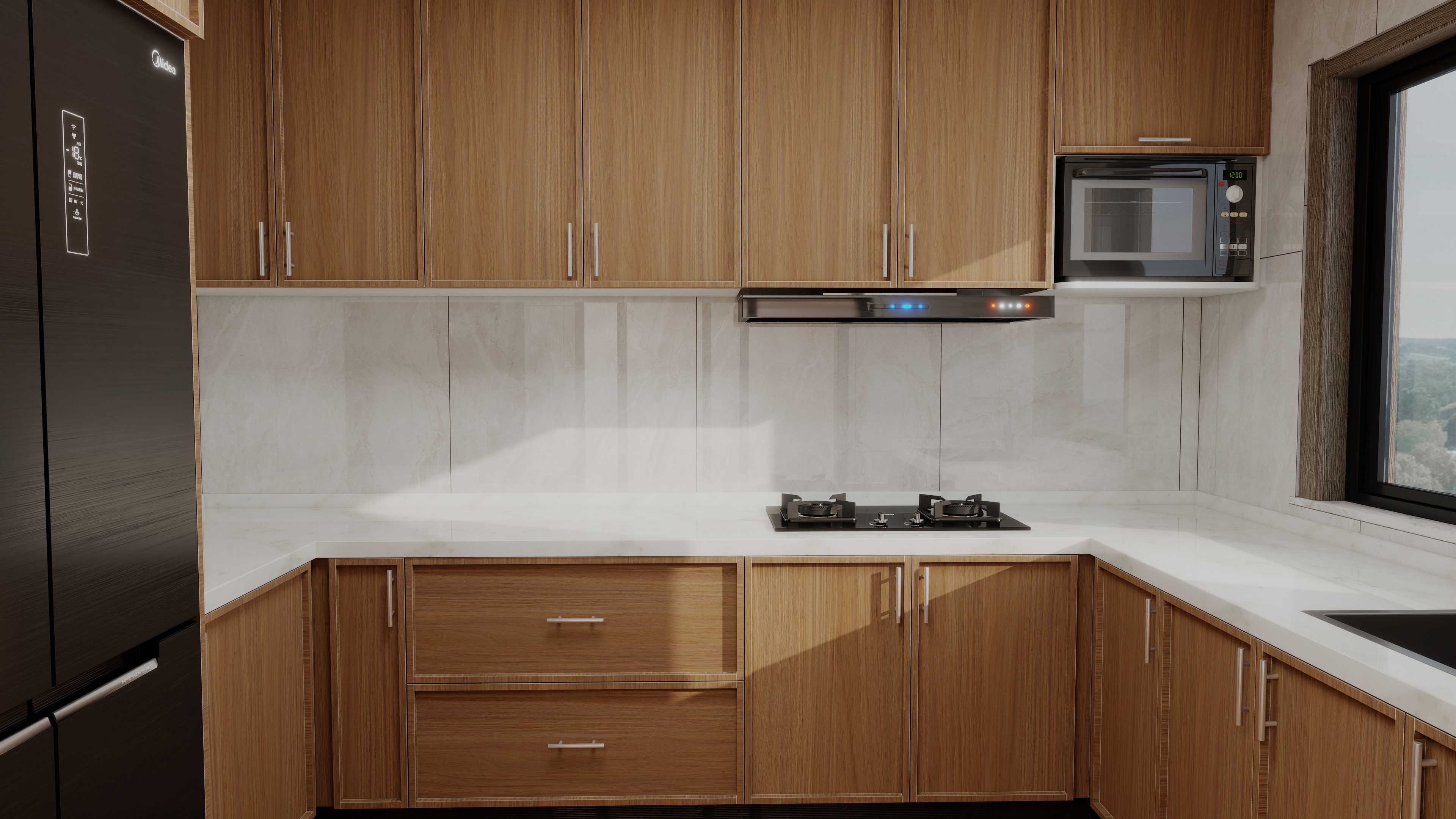 珈源工作室-西安小区房装修效果图