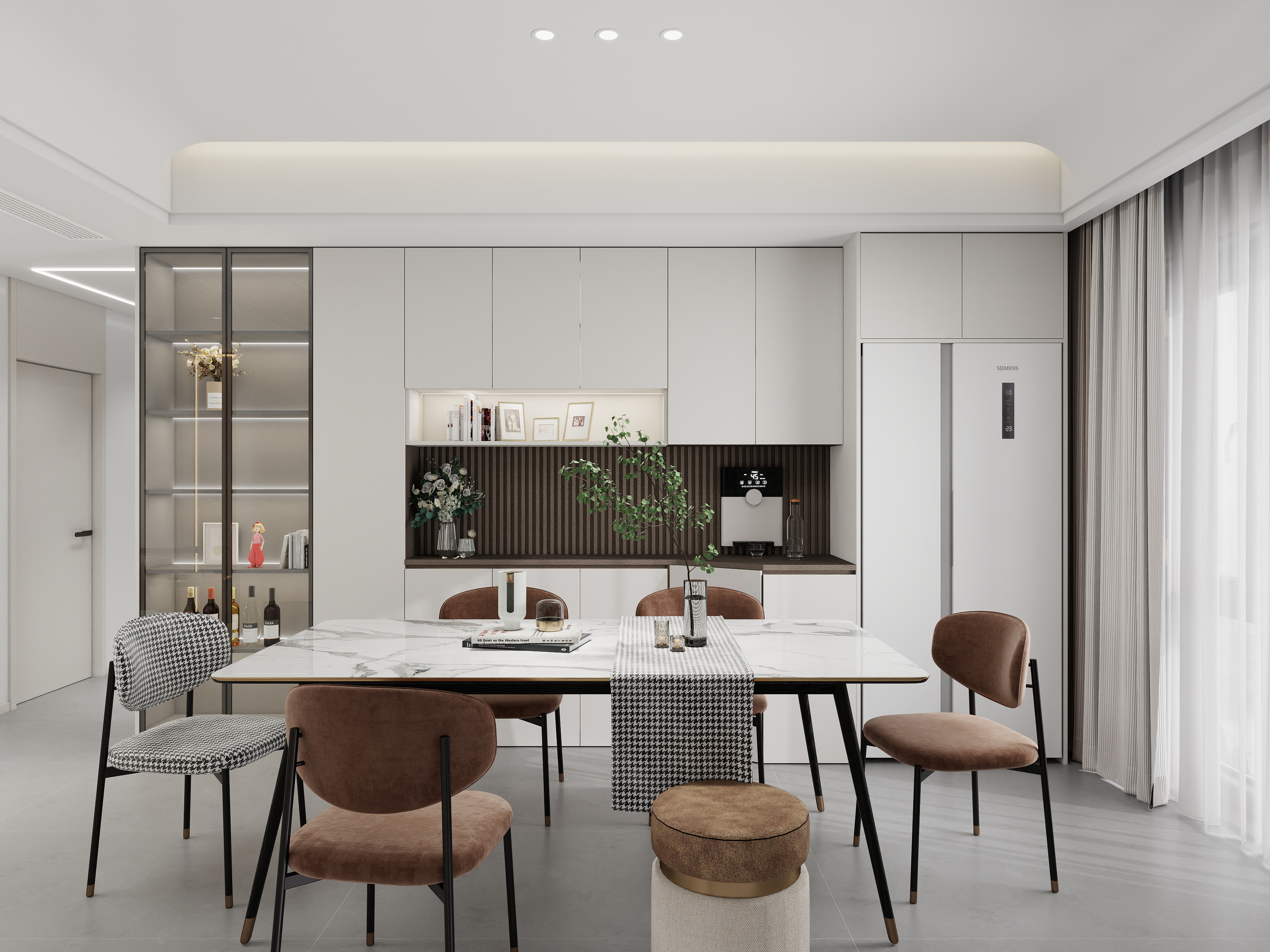 -名庭装饰--简约温馨150m²四室-装修设计方案