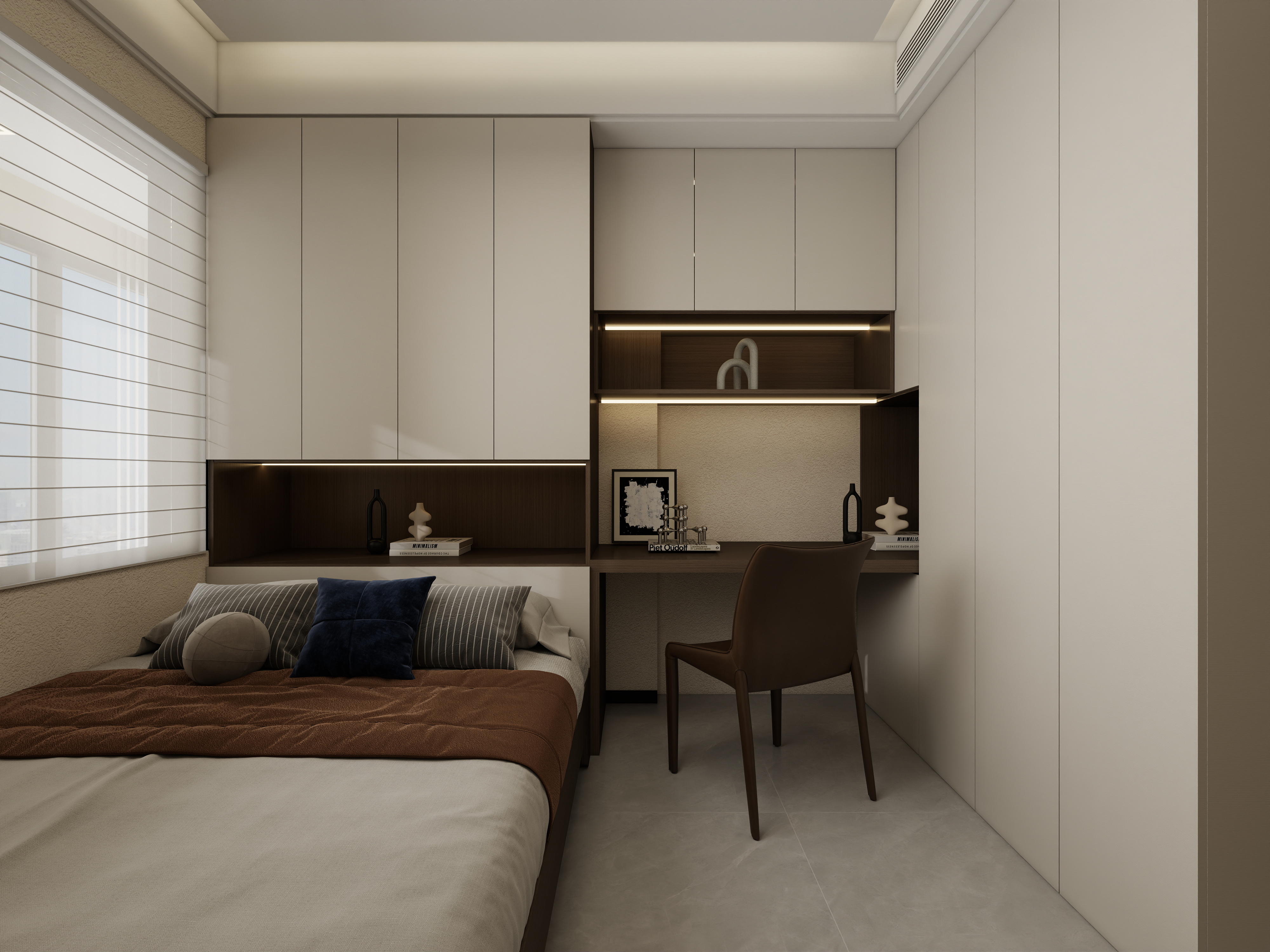 星空设计工作室design-现代简约106㎡3室装修效果图