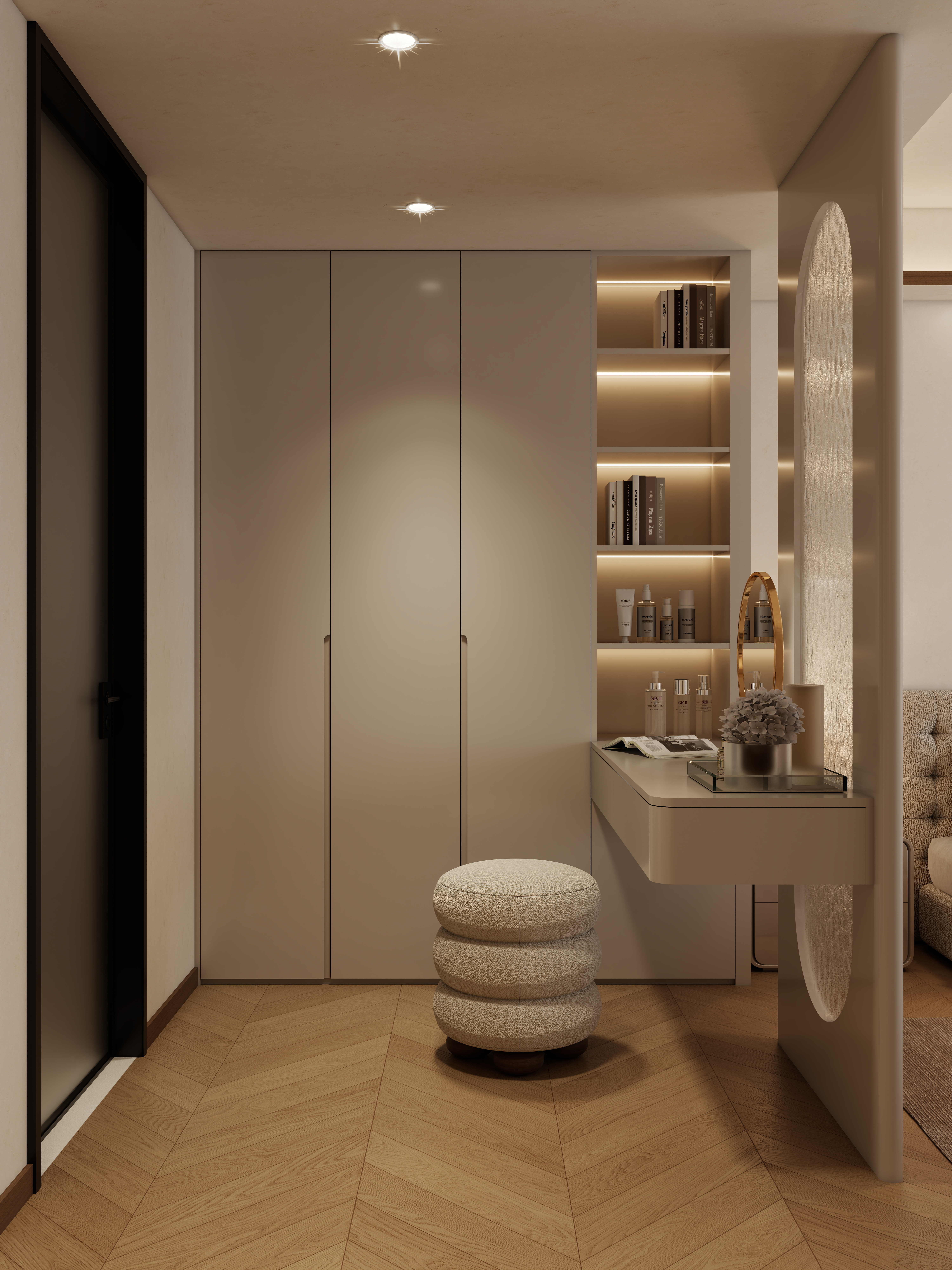 孙有权-『2025-11』34平丨现代简约卧室*2一层主卧装修效果图第1张