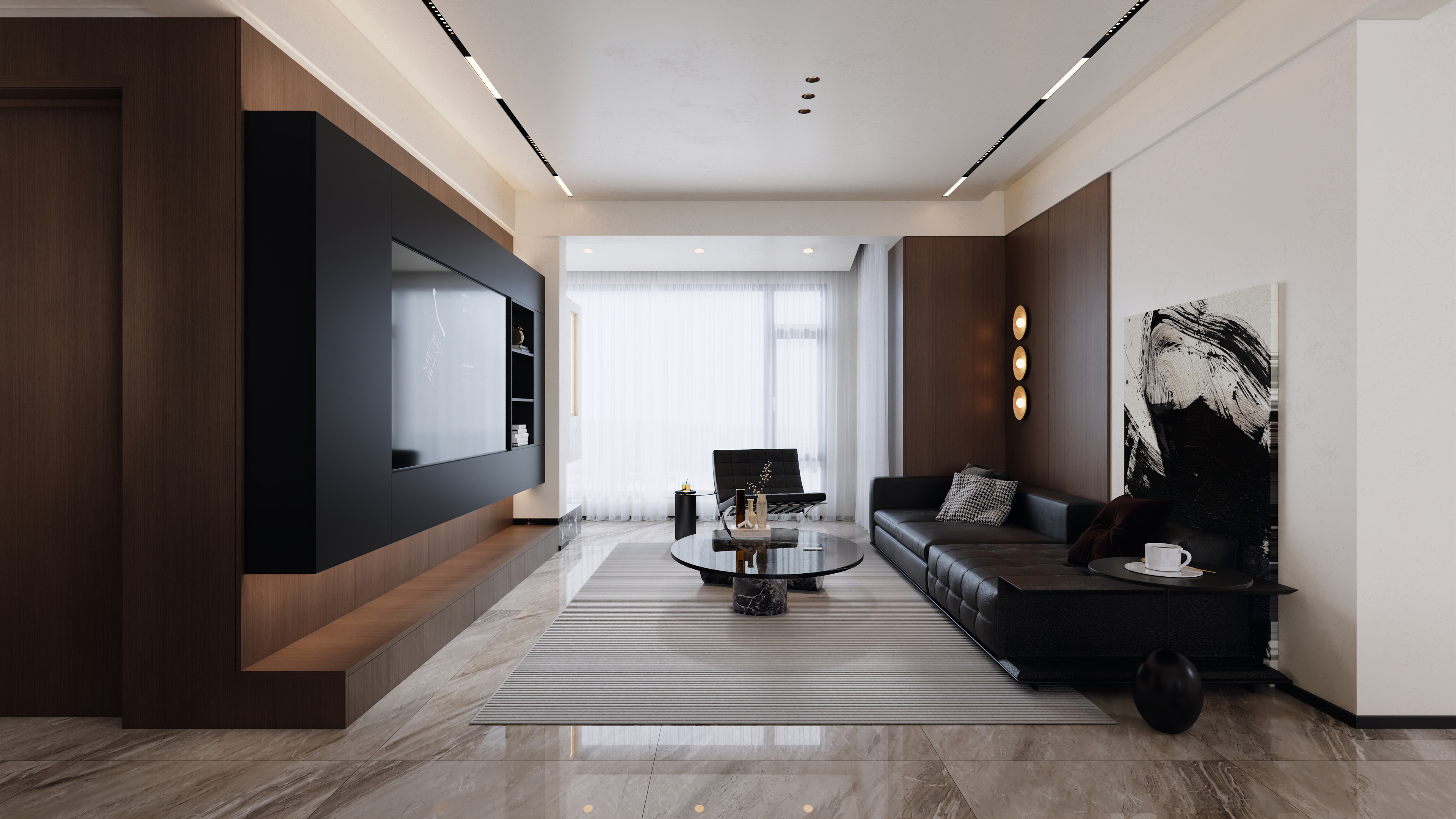 星空设计500一套-意式115㎡3室-装修设计方案