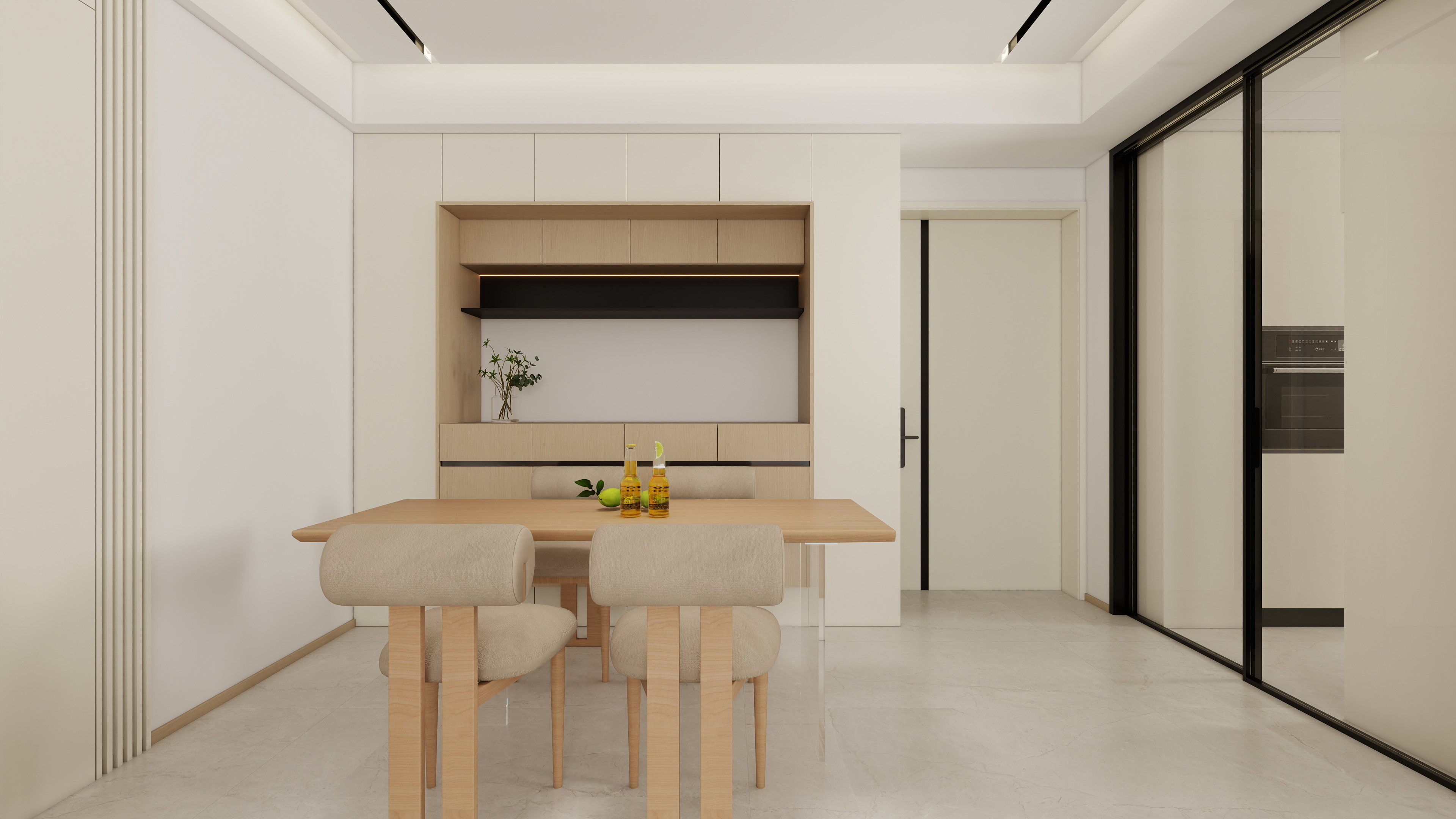 星空设计工作室design-现代简约112㎡3室装修效果图