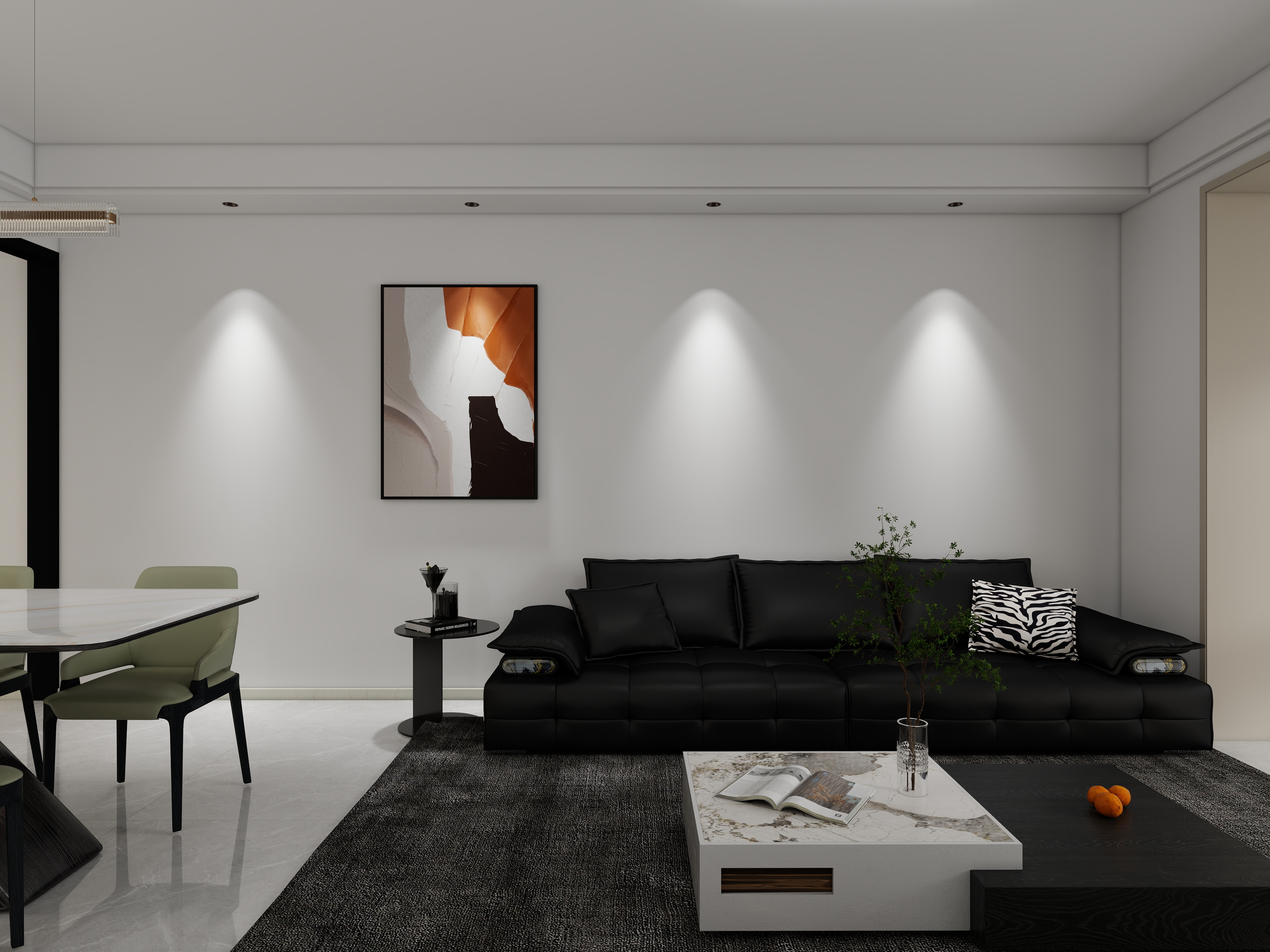 天水全案设计师白老师-407家属楼83㎡2室-装修设计方案