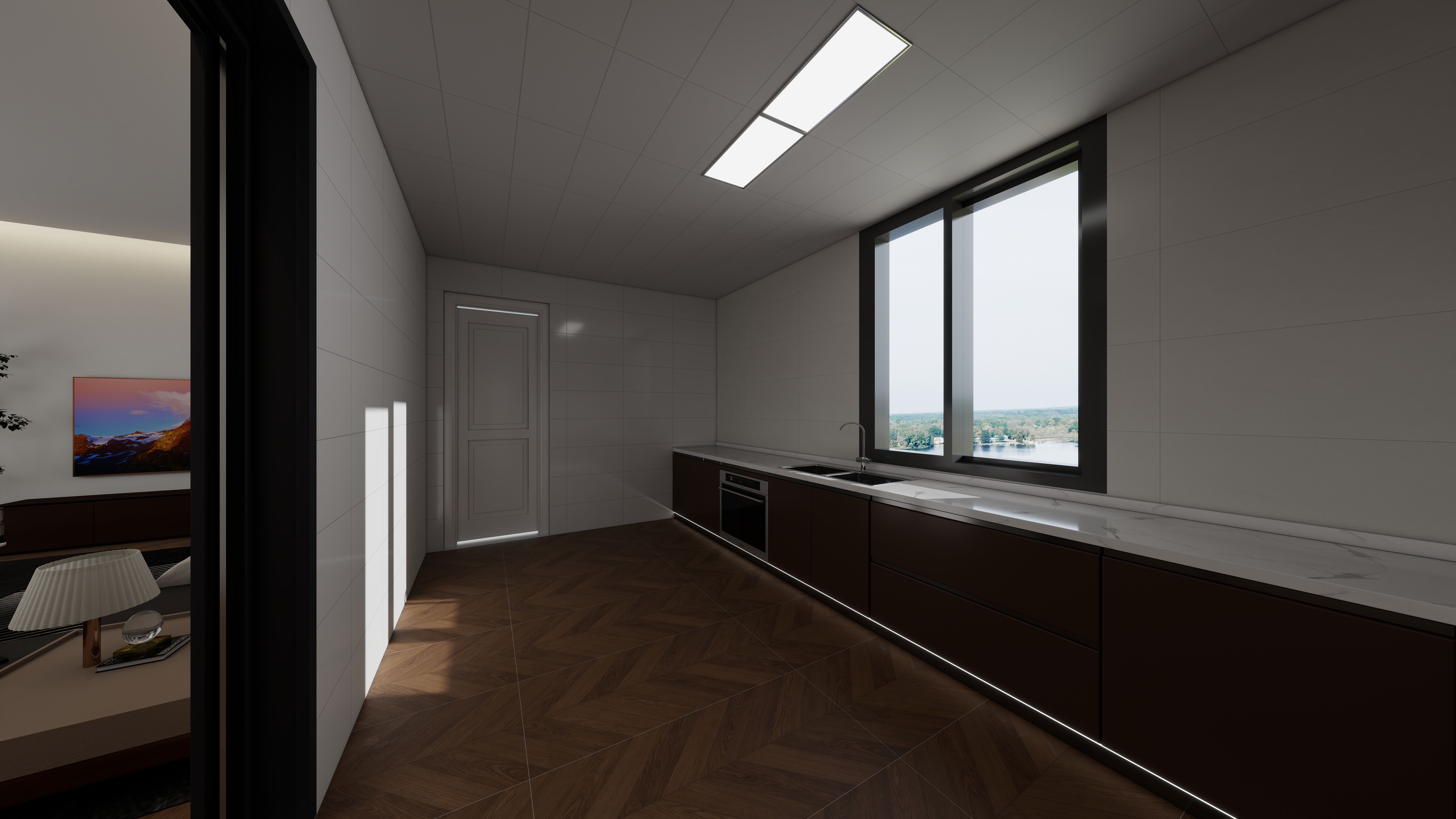 巨匠装饰罗遥-岳口-索府一层厨房装修效果图第1张