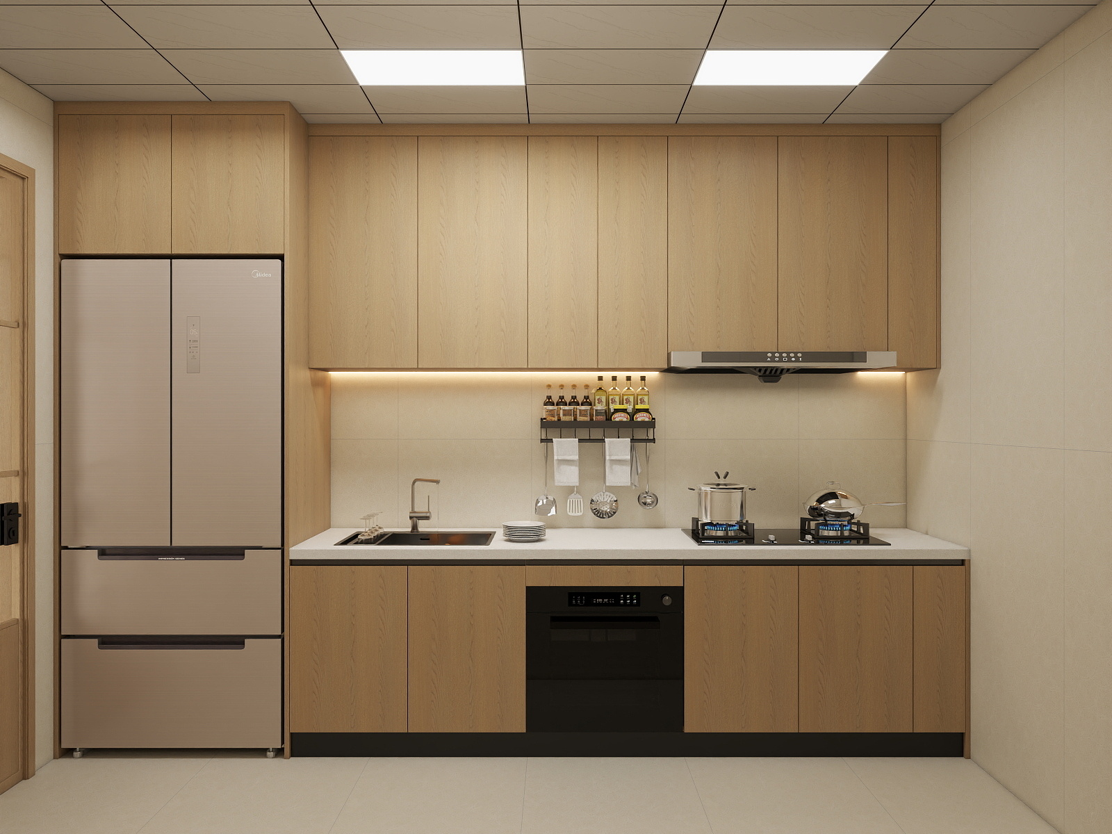 w衡宇-67㎡2室装修效果图