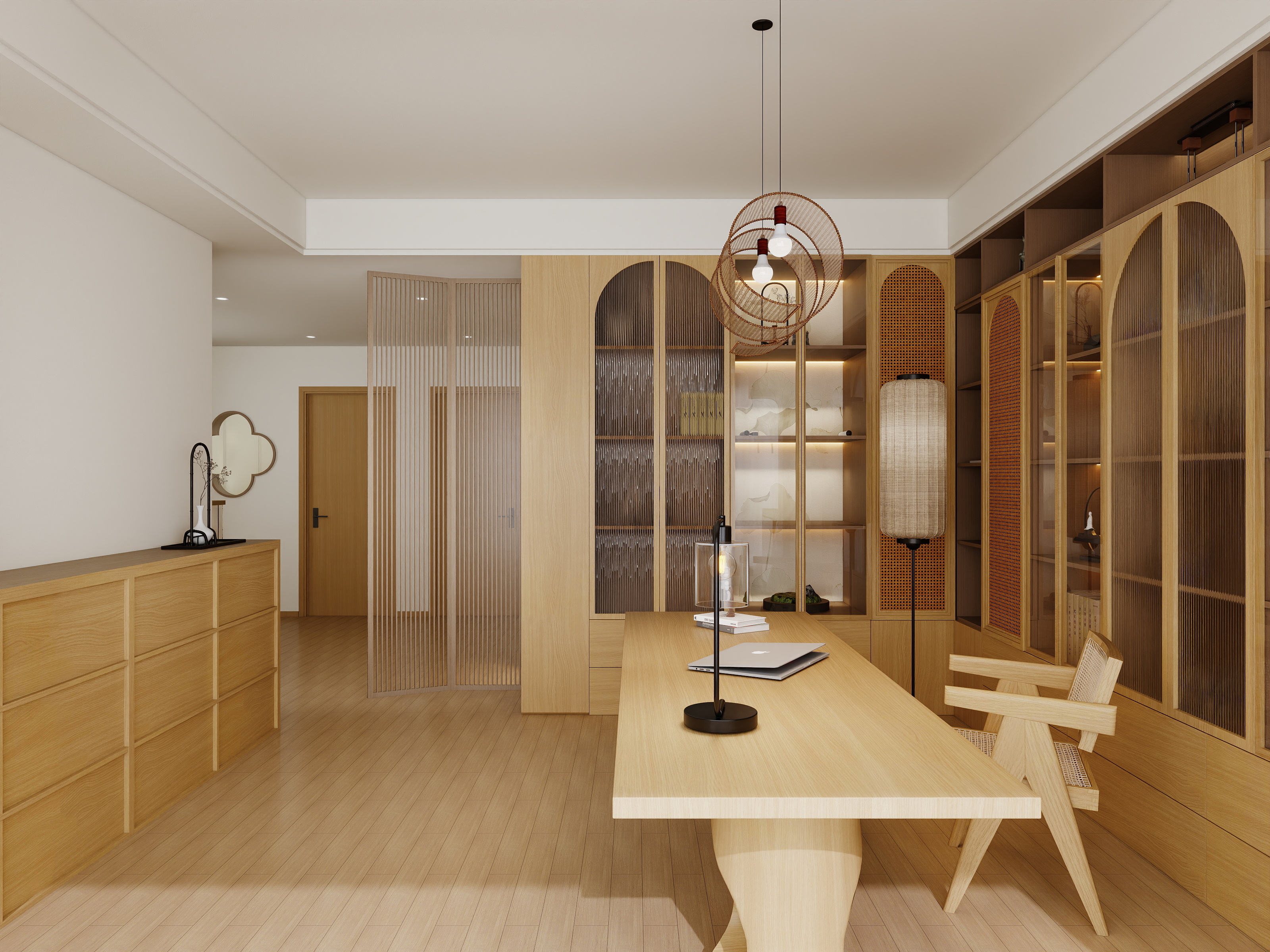 李青越-216平宋氏两层四居室装修效果图