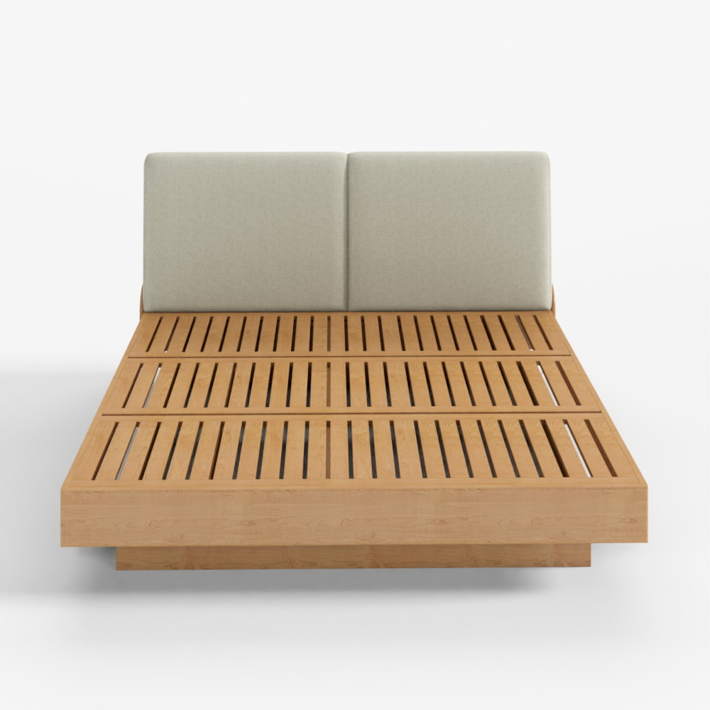 无界储物床-1.8米3D模型