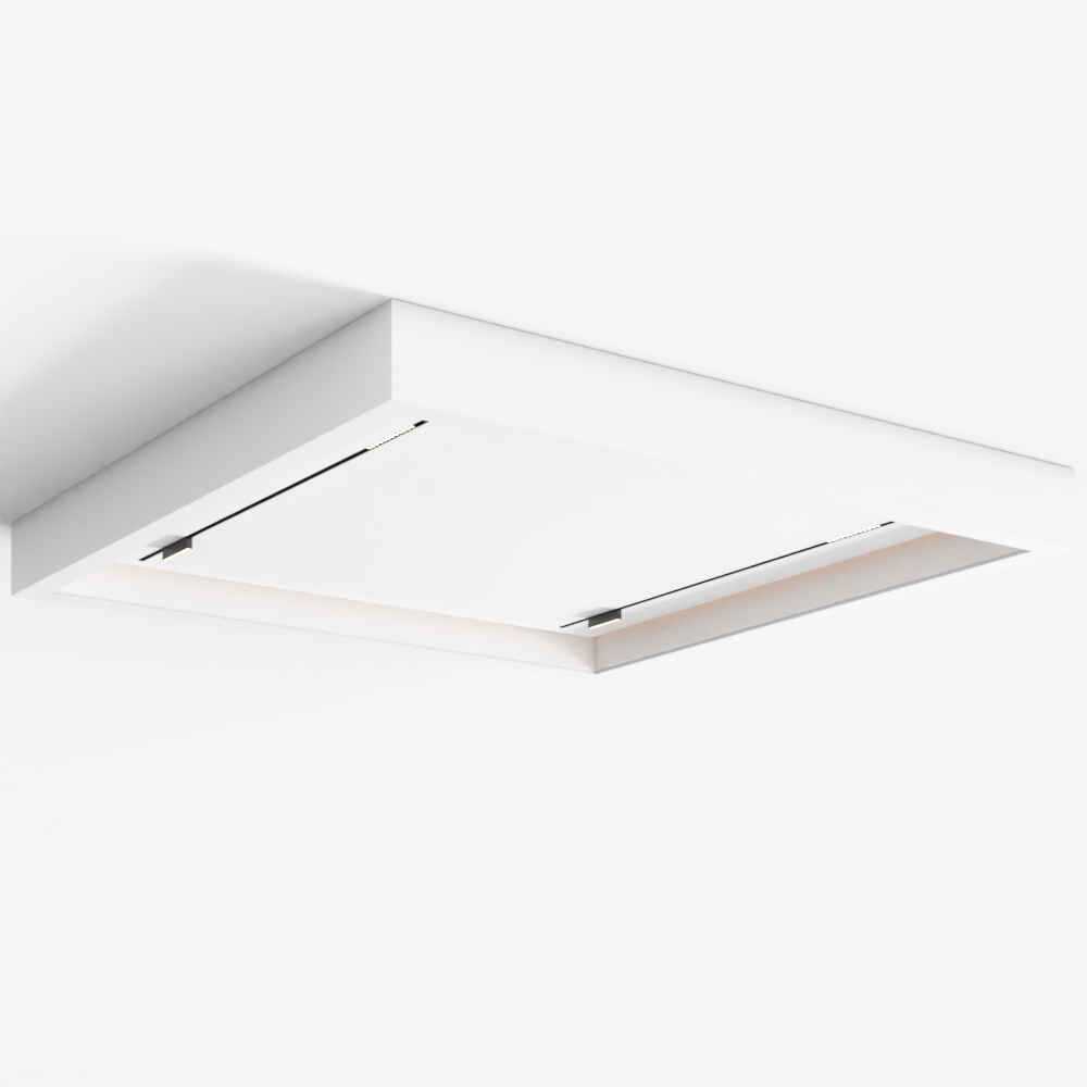 AI吊顶-奶油风-客厅吊顶-J0013D模型