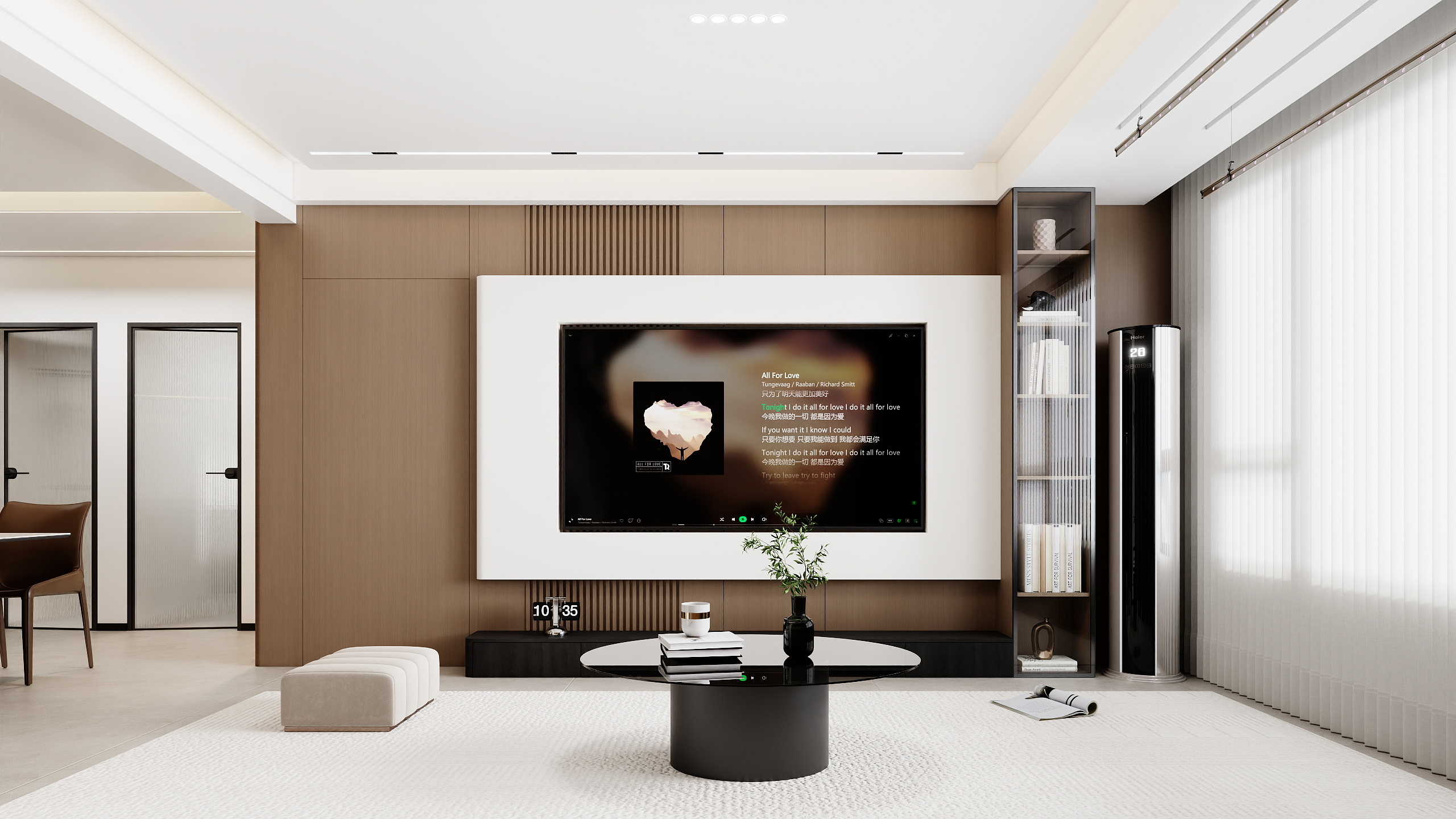 DC莫凡-孔雀城意式极简两居室装修效果图