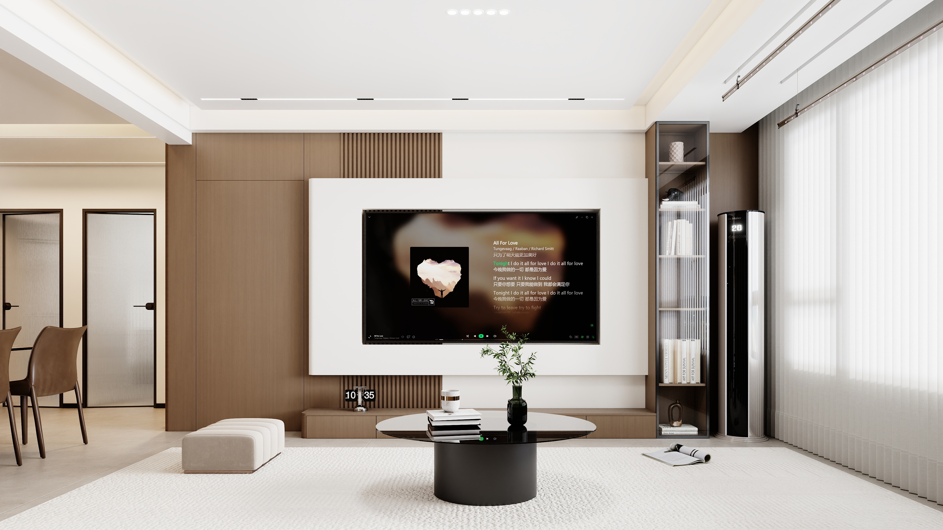 DC莫凡-孔雀城意式极简两居室-装修设计方案