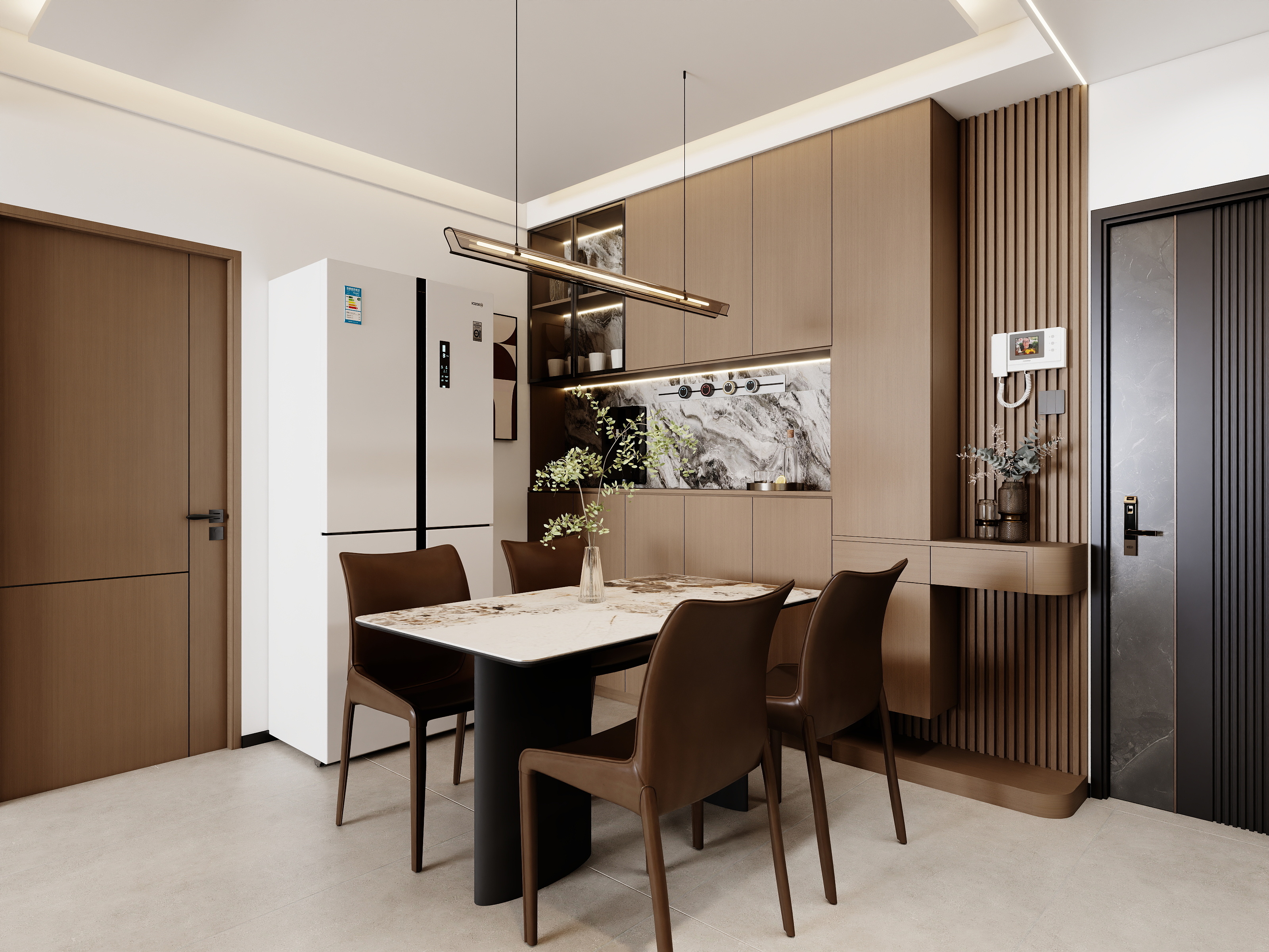 DC莫凡-孔雀城意式极简两居室装修效果图