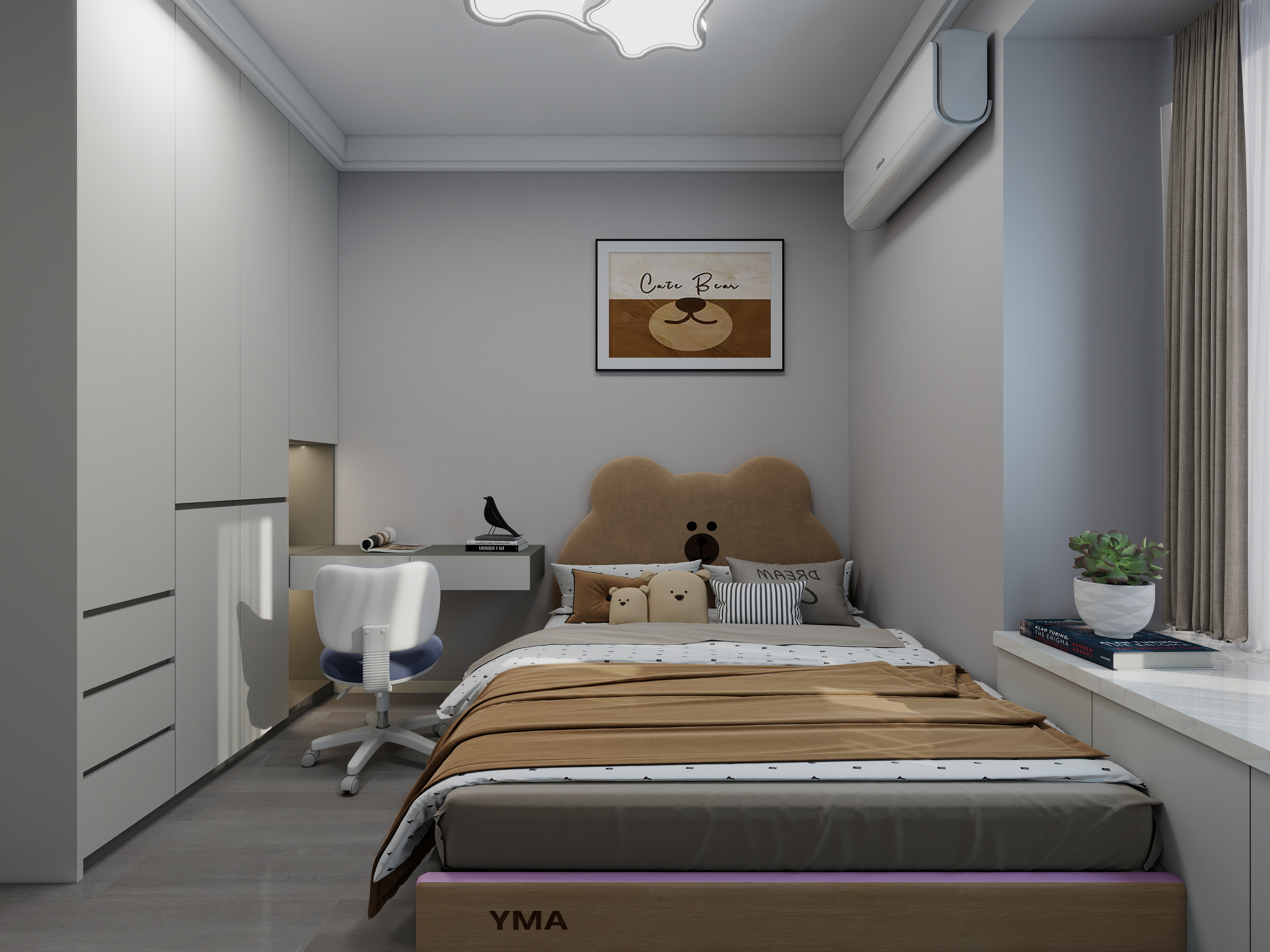 设计田工-奓山四期B区120现代轻奢装修效果图