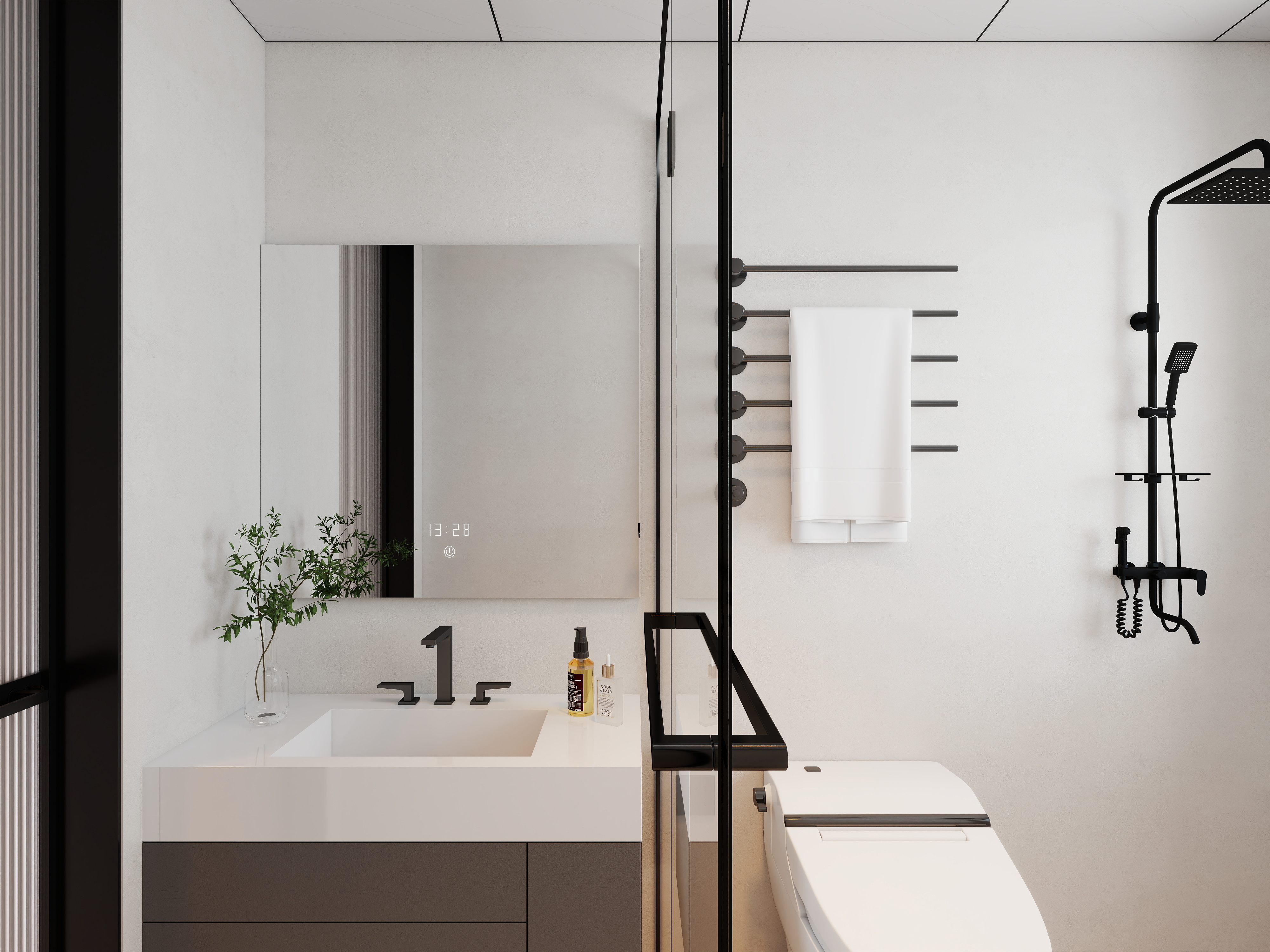 艺雅丽-124平现代简约 装修效果图