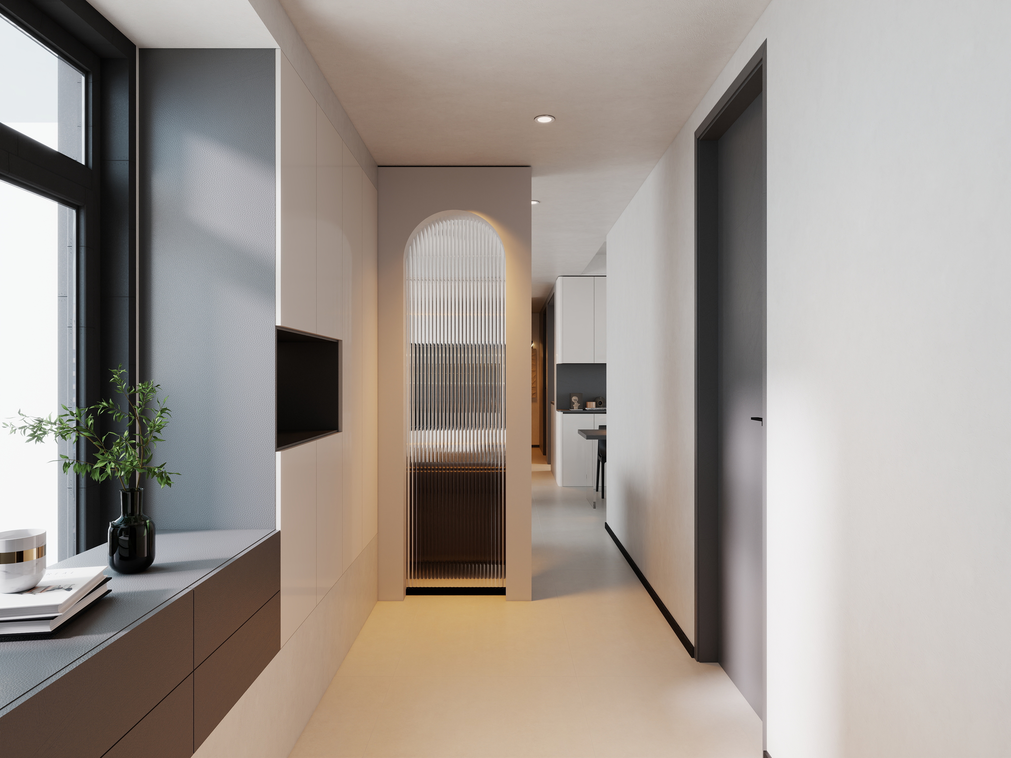 艺雅丽-124平现代简约 装修效果图