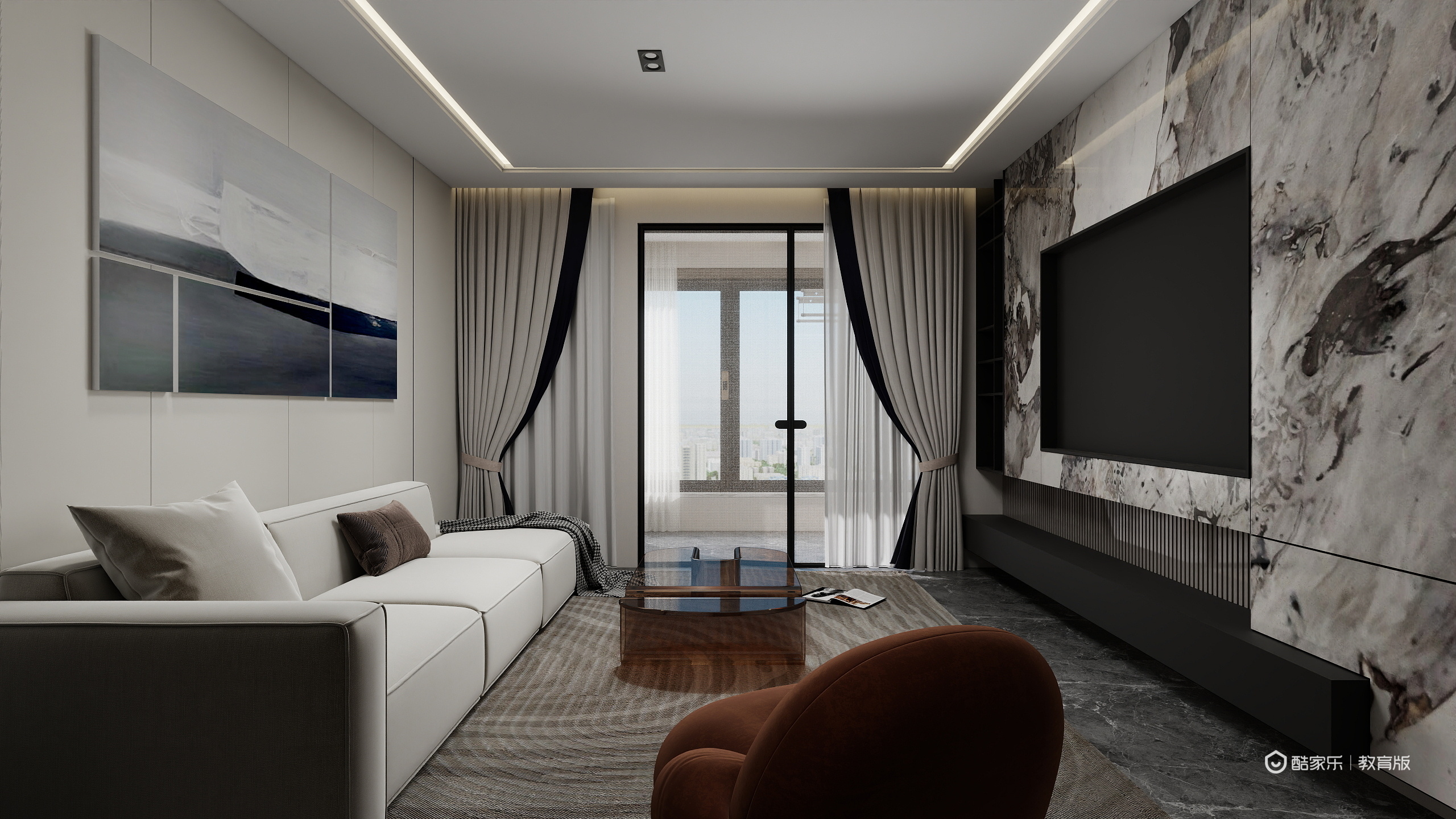 裘豆麻袋-浙江建设技师学院-裘竹筠装修效果图