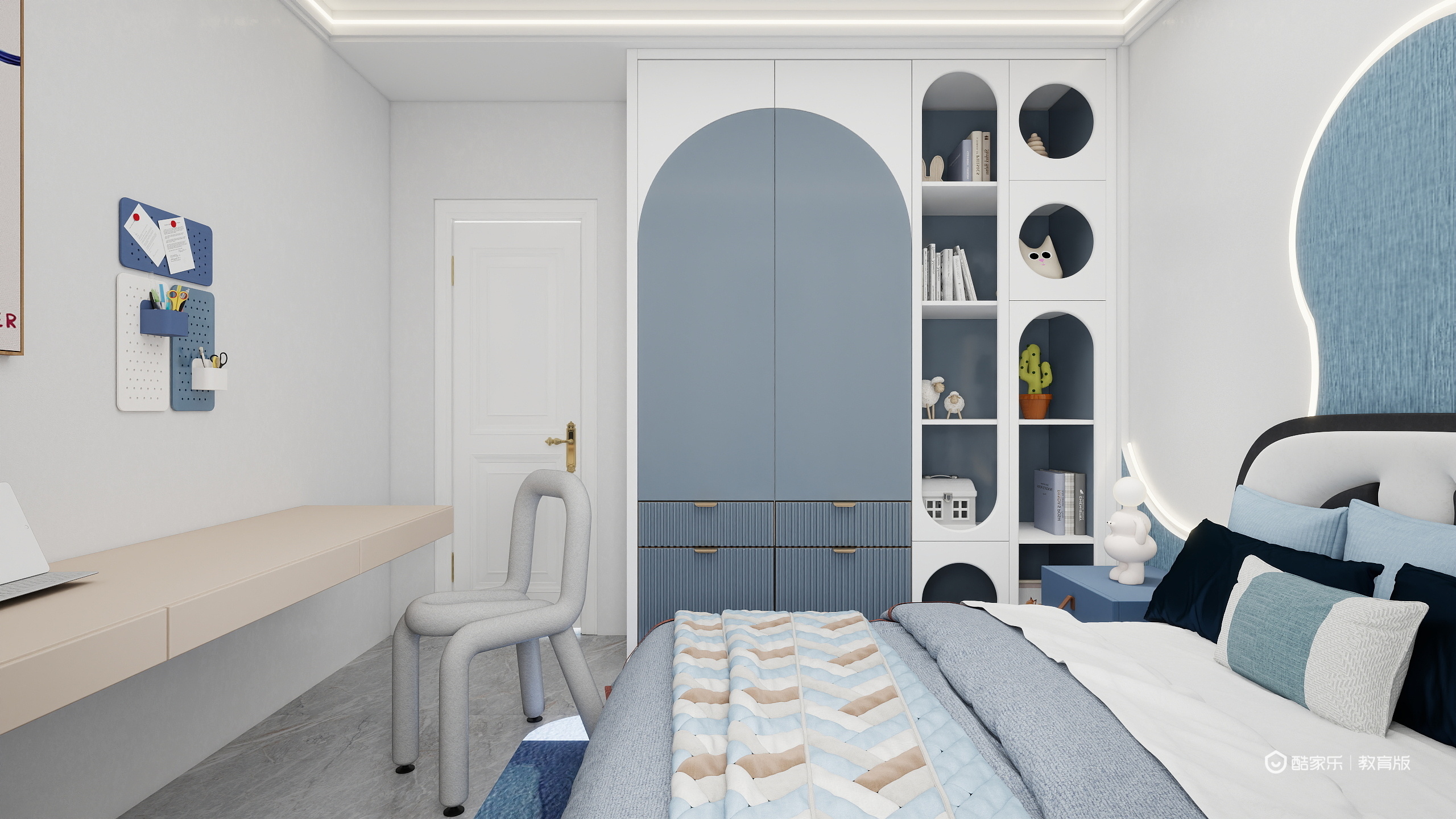 裘豆麻袋-浙江建设技师学院-裘竹筠装修效果图