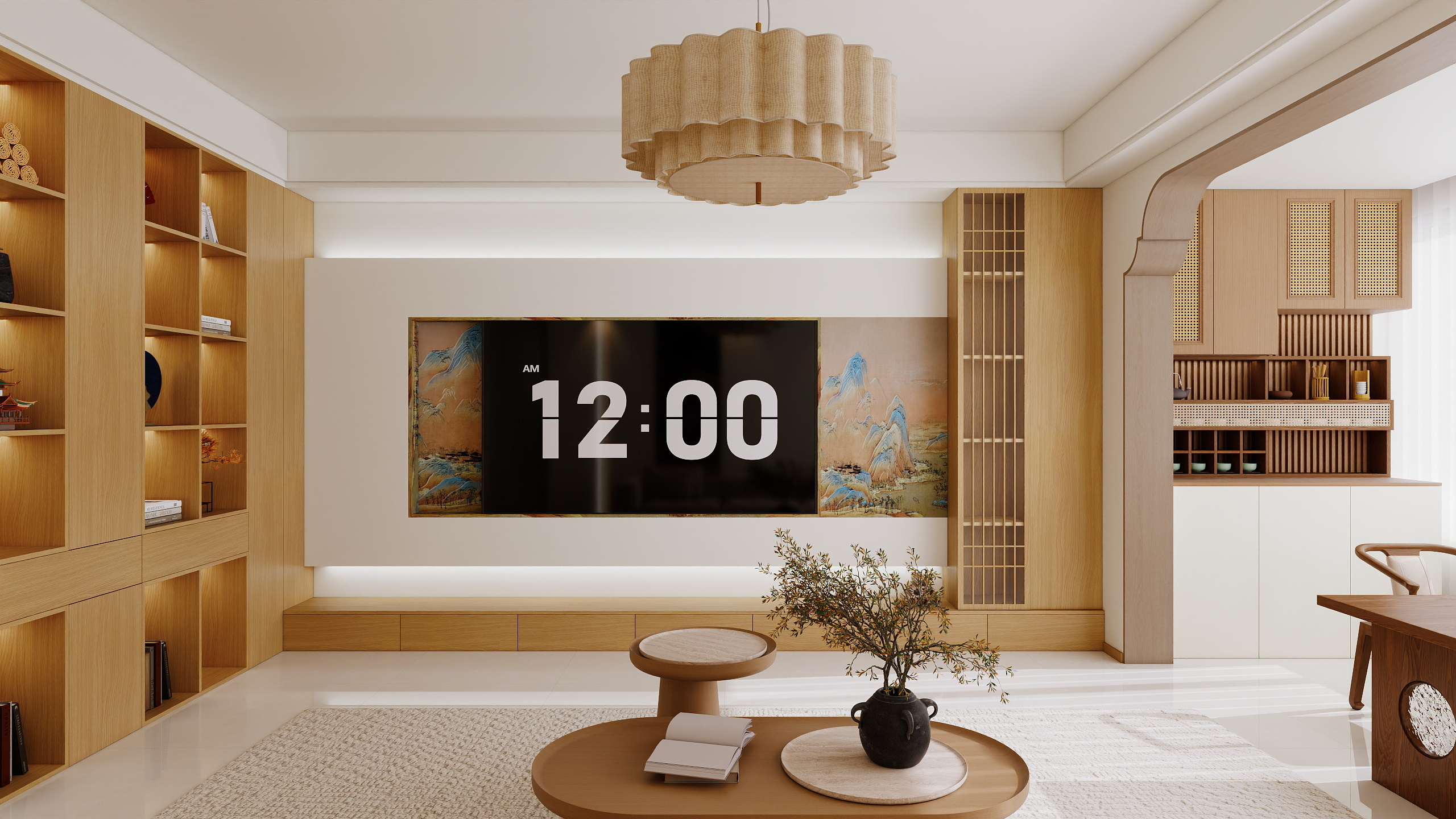 李青越-216平宋氏两层四居室装修效果图