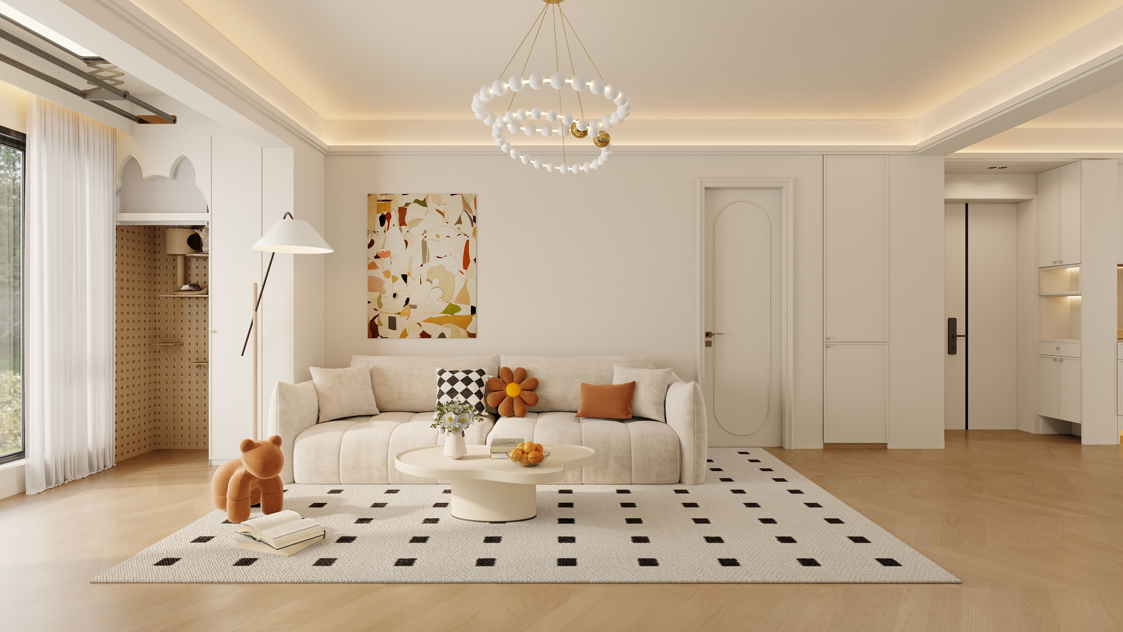 设计师1朱工-原木奶油风-装修设计方案