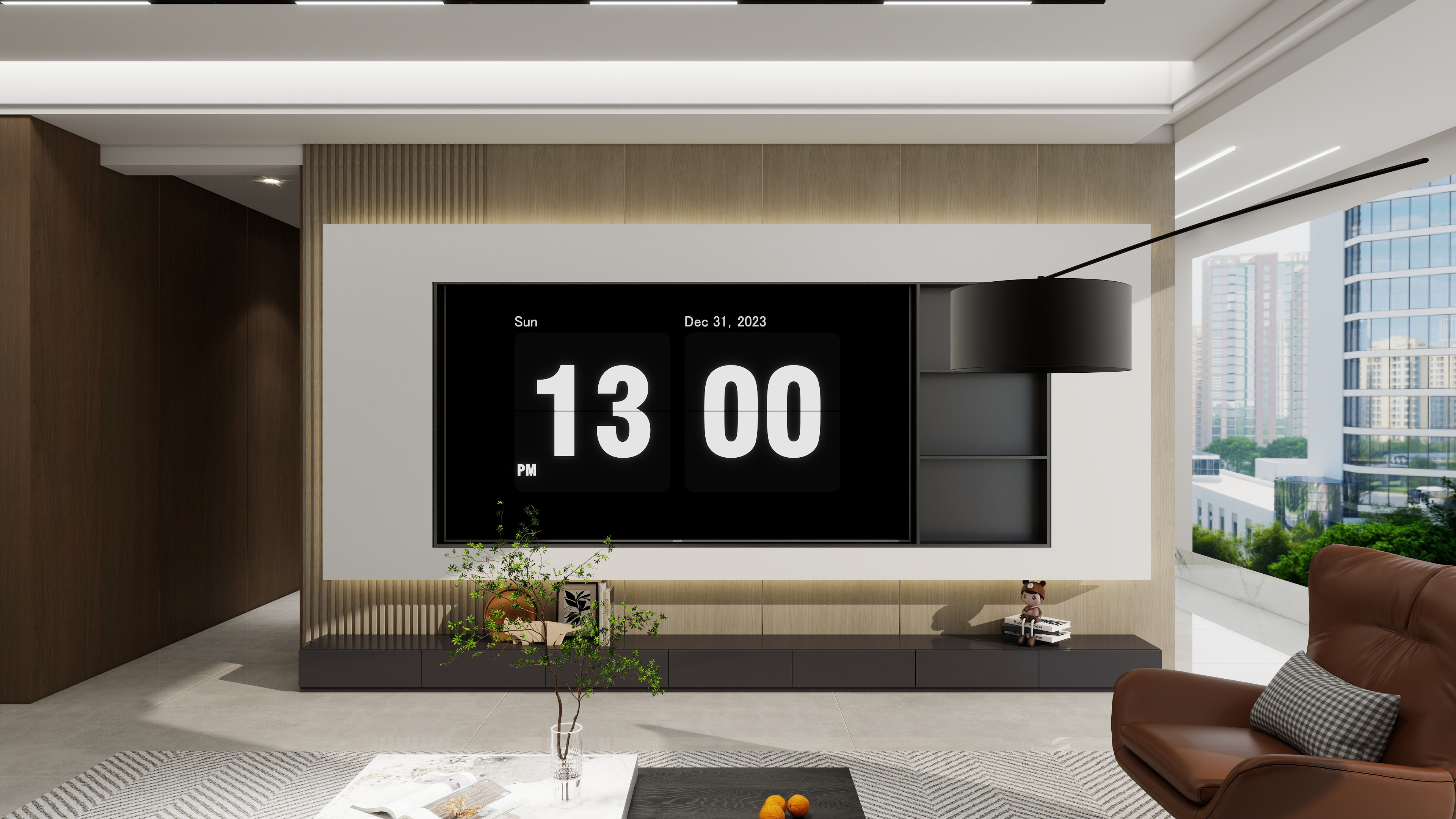 小赵再设计-意式145㎡4室装修效果图