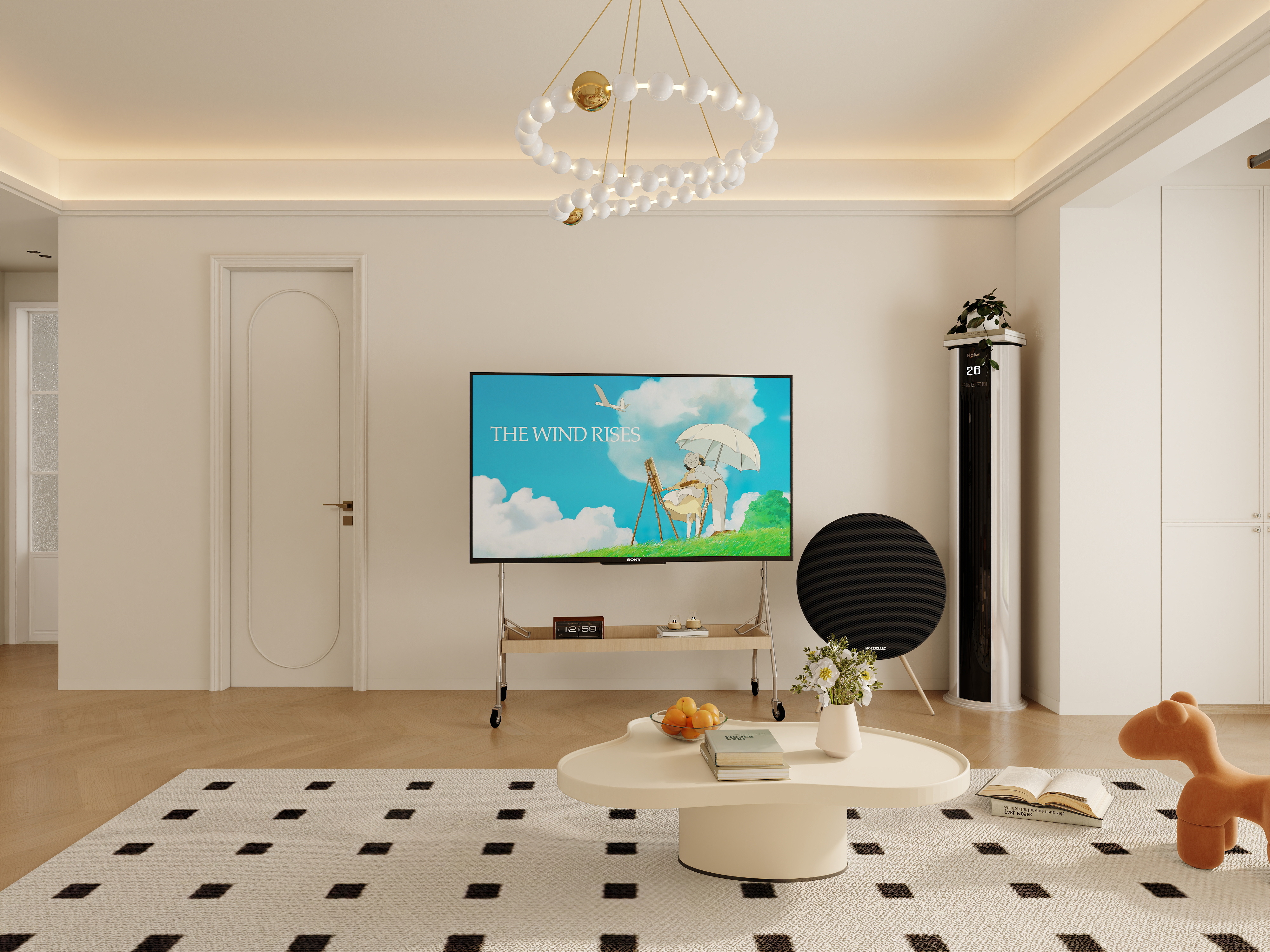 设计师1朱工-原木奶油风装修效果图