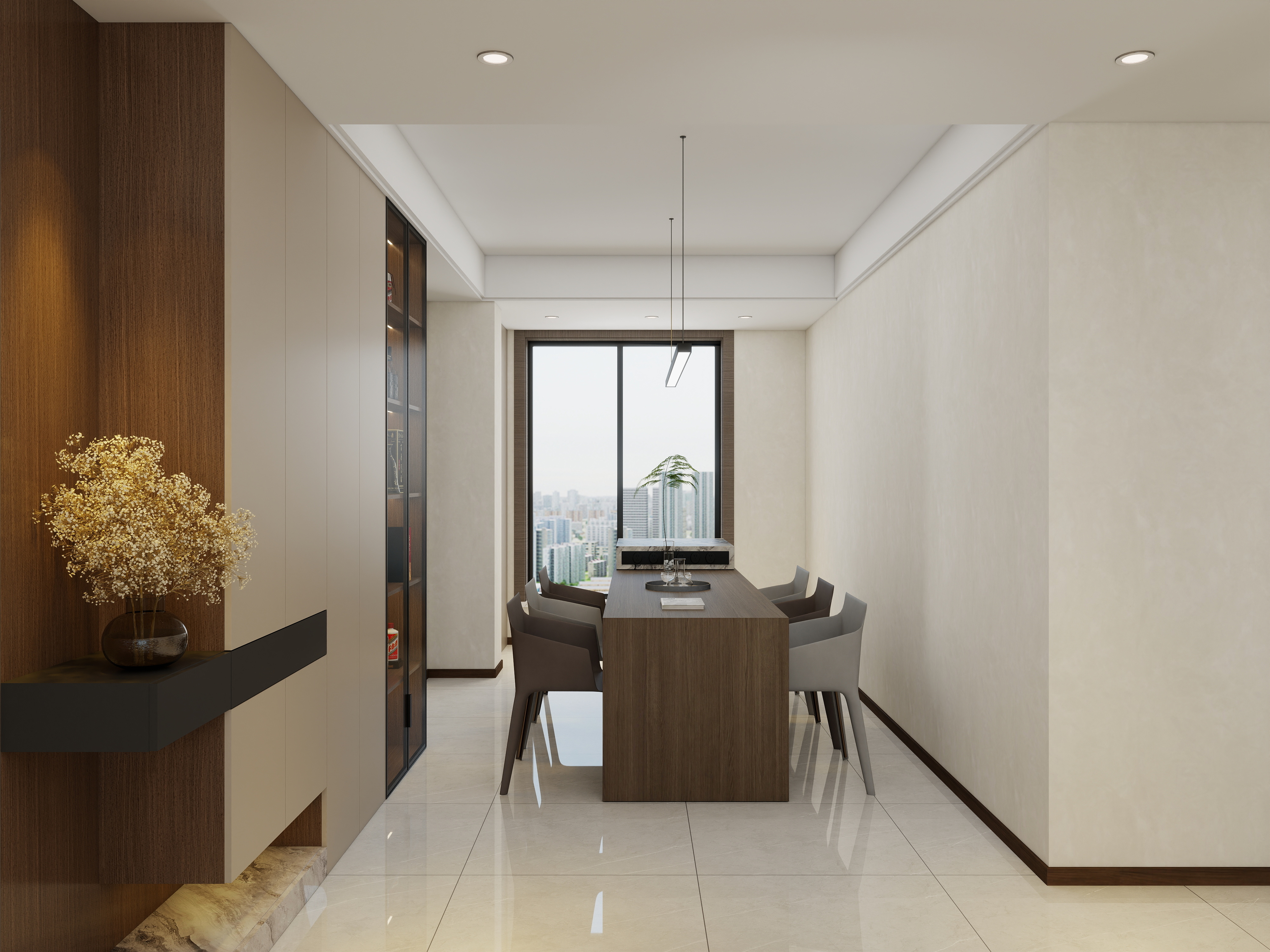 白振-崇文海棠126㎡3室装修效果图