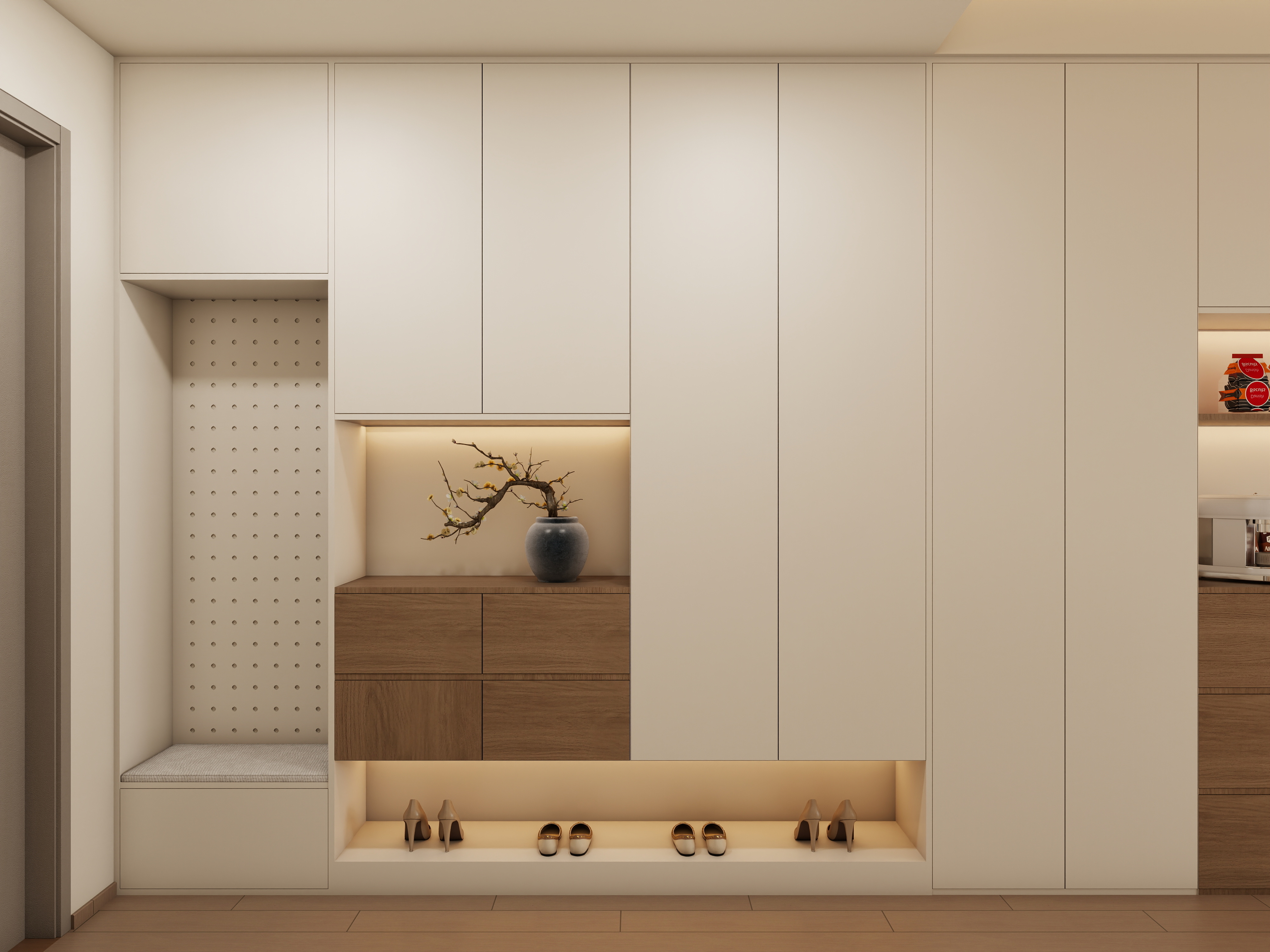 设计师~Lu-100㎡3室中古装修效果图