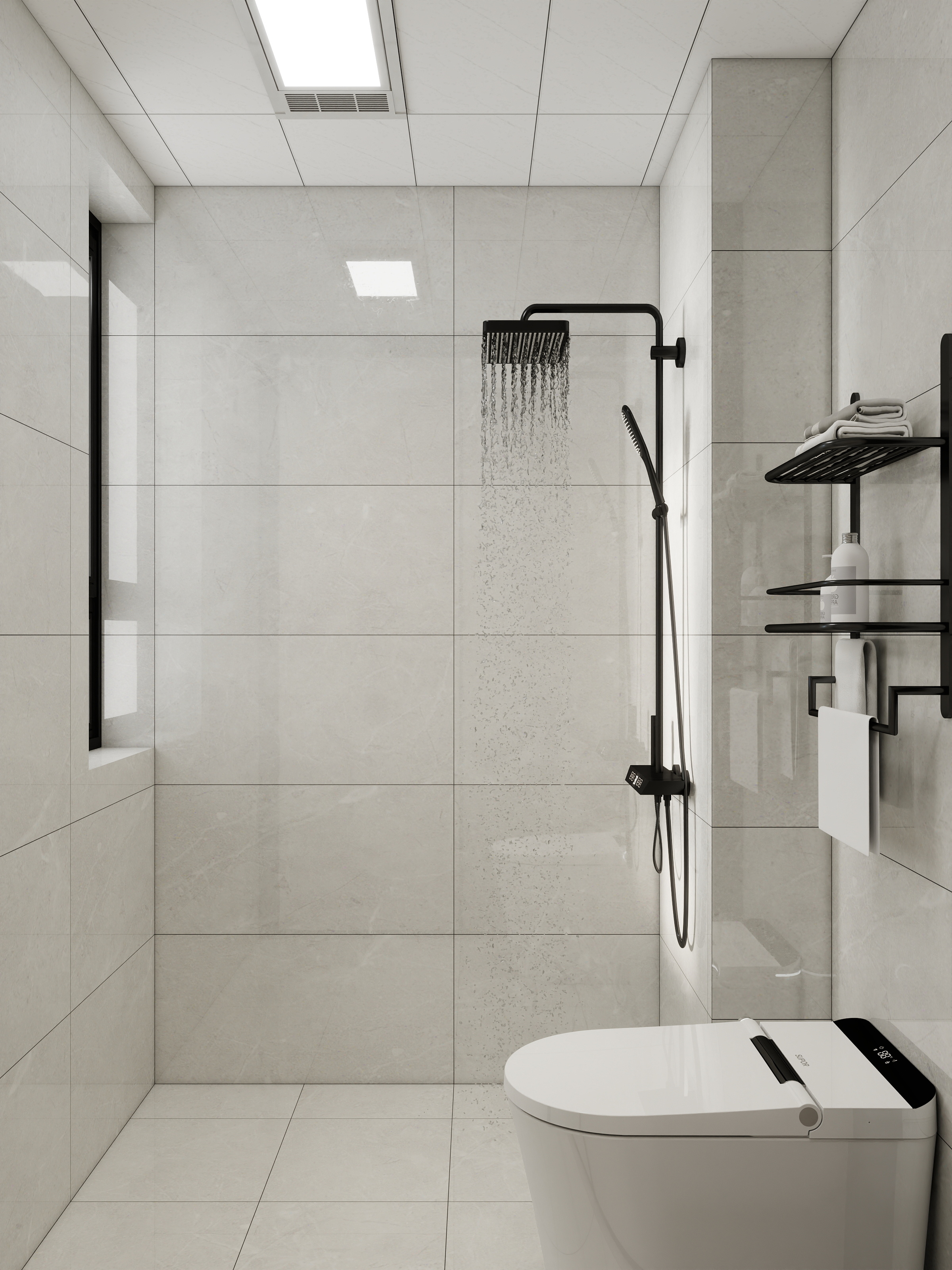 李青越-64平方现代简约两居室装修效果图