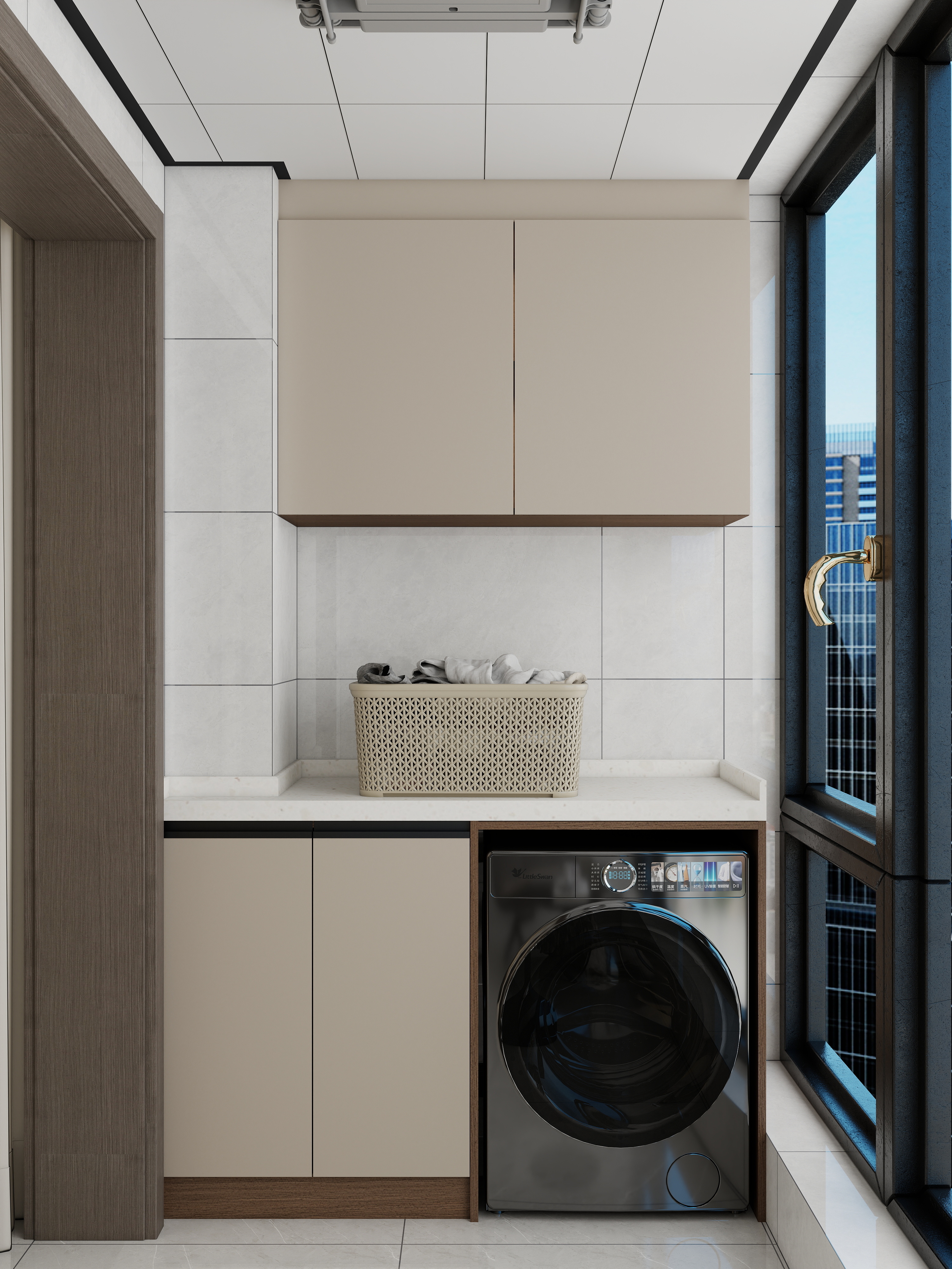 白振-崇文海棠126㎡3室装修效果图