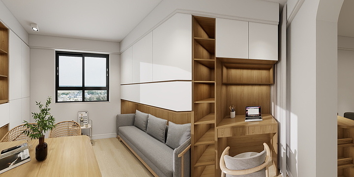 刘志丰-阳光里 70平方案-装修设计方案