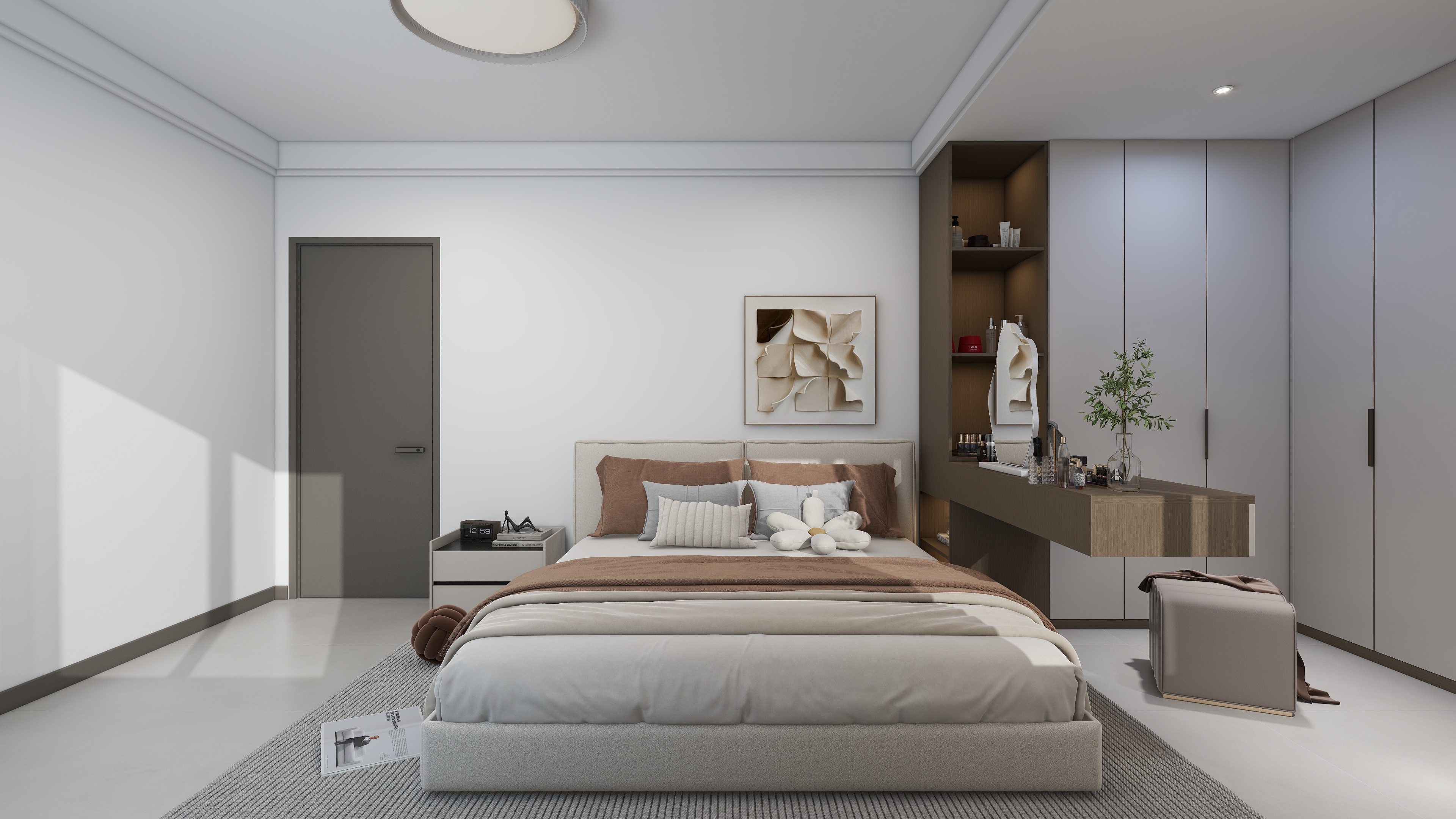 星空设计500-现代简约142㎡1室装修效果图