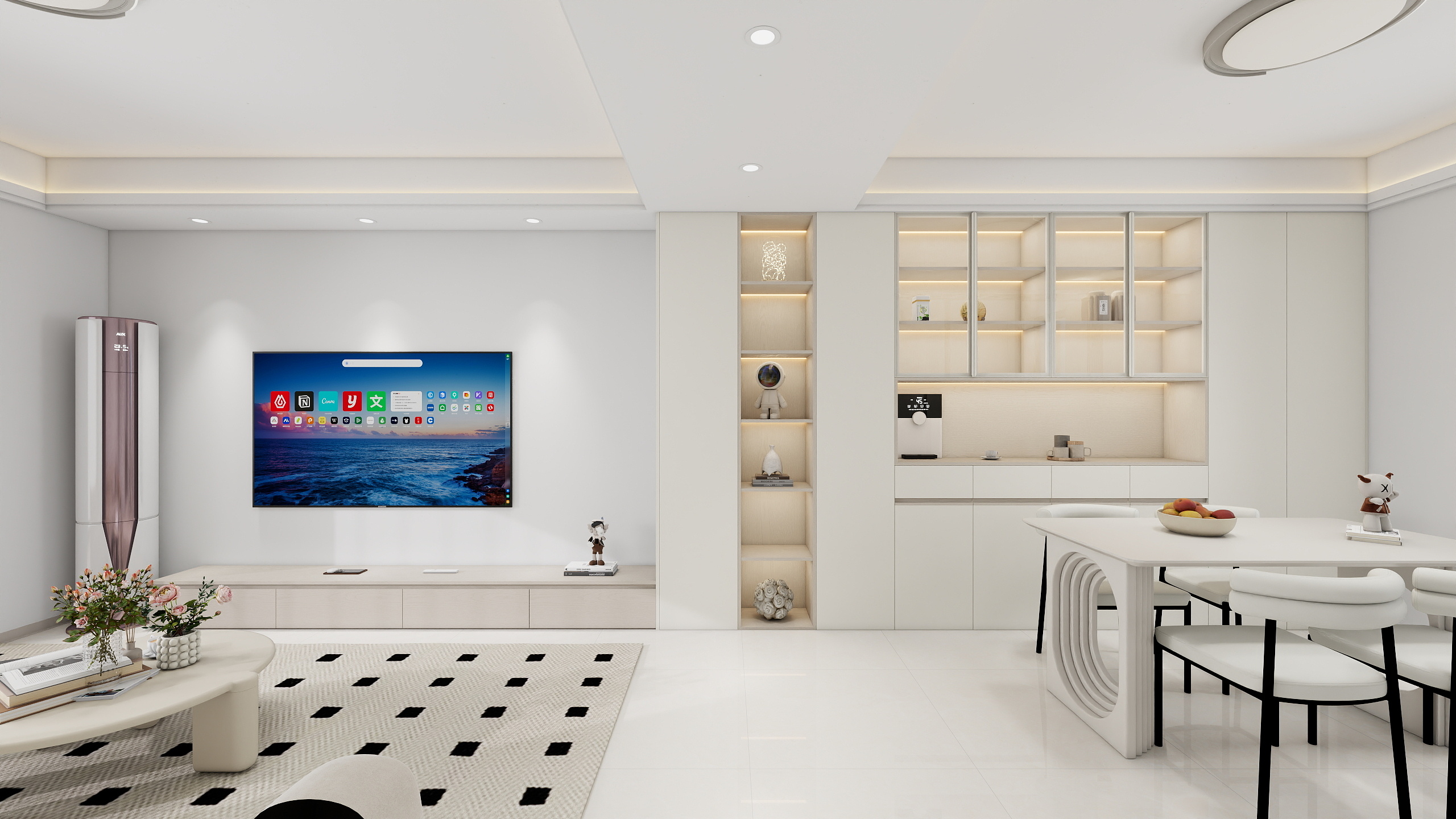 六安装饰设计-黄-星河印7#801-装修设计方案