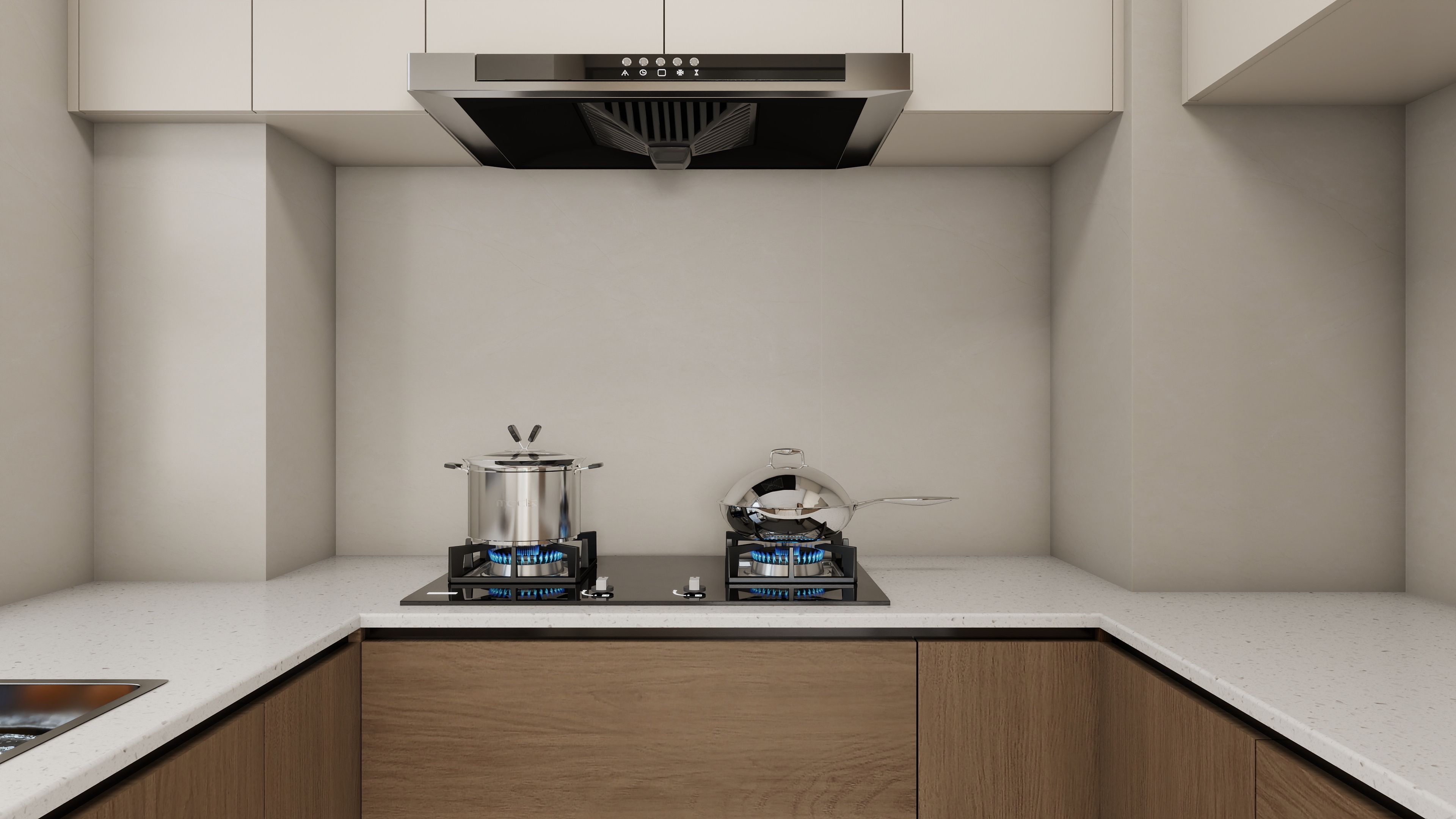 设计师~Lu-100㎡3室中古装修效果图