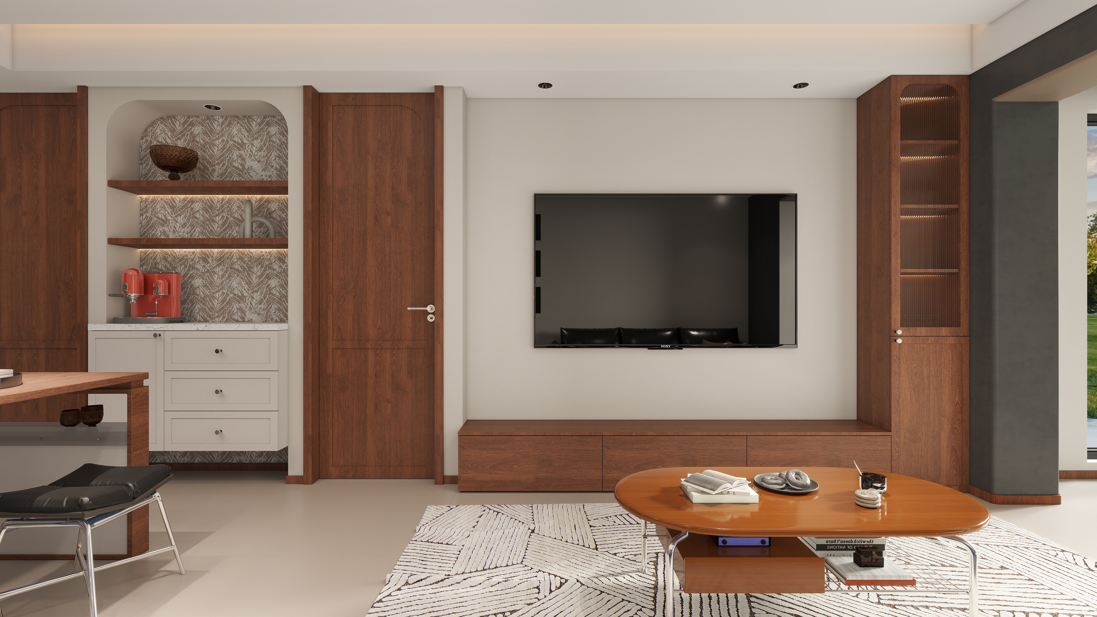 星空设计500一套-现代简约91㎡3室装修效果图