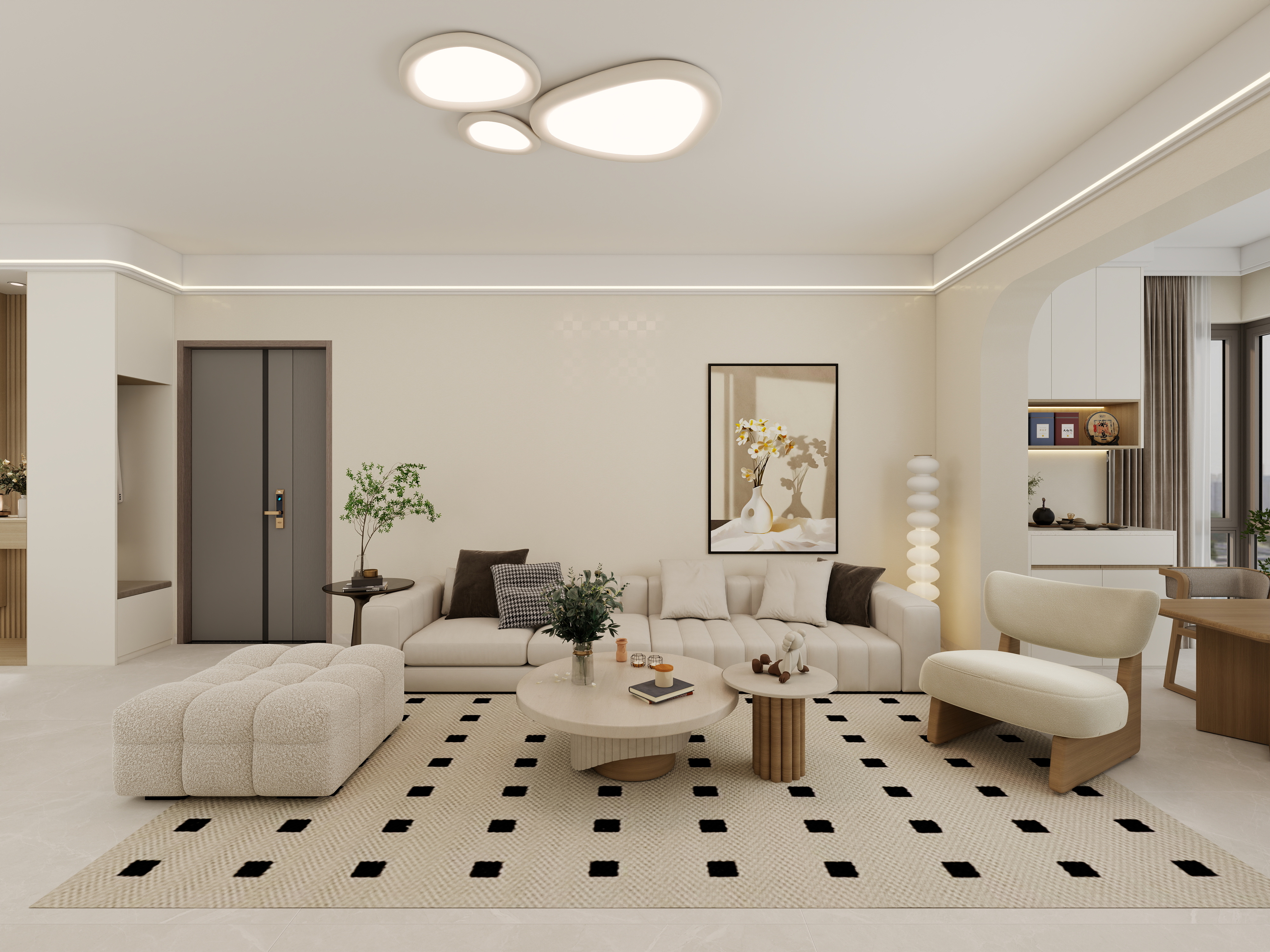 惠州装修找沫竹-惠州-盛世清华-奶香装修效果图