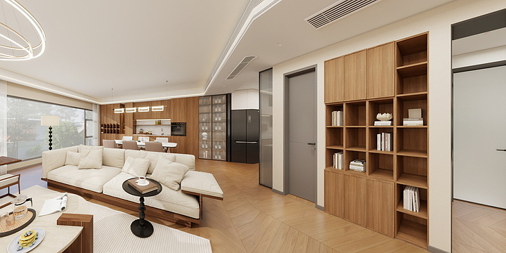 陈设计在青岛-滨湖国际-装修设计方案