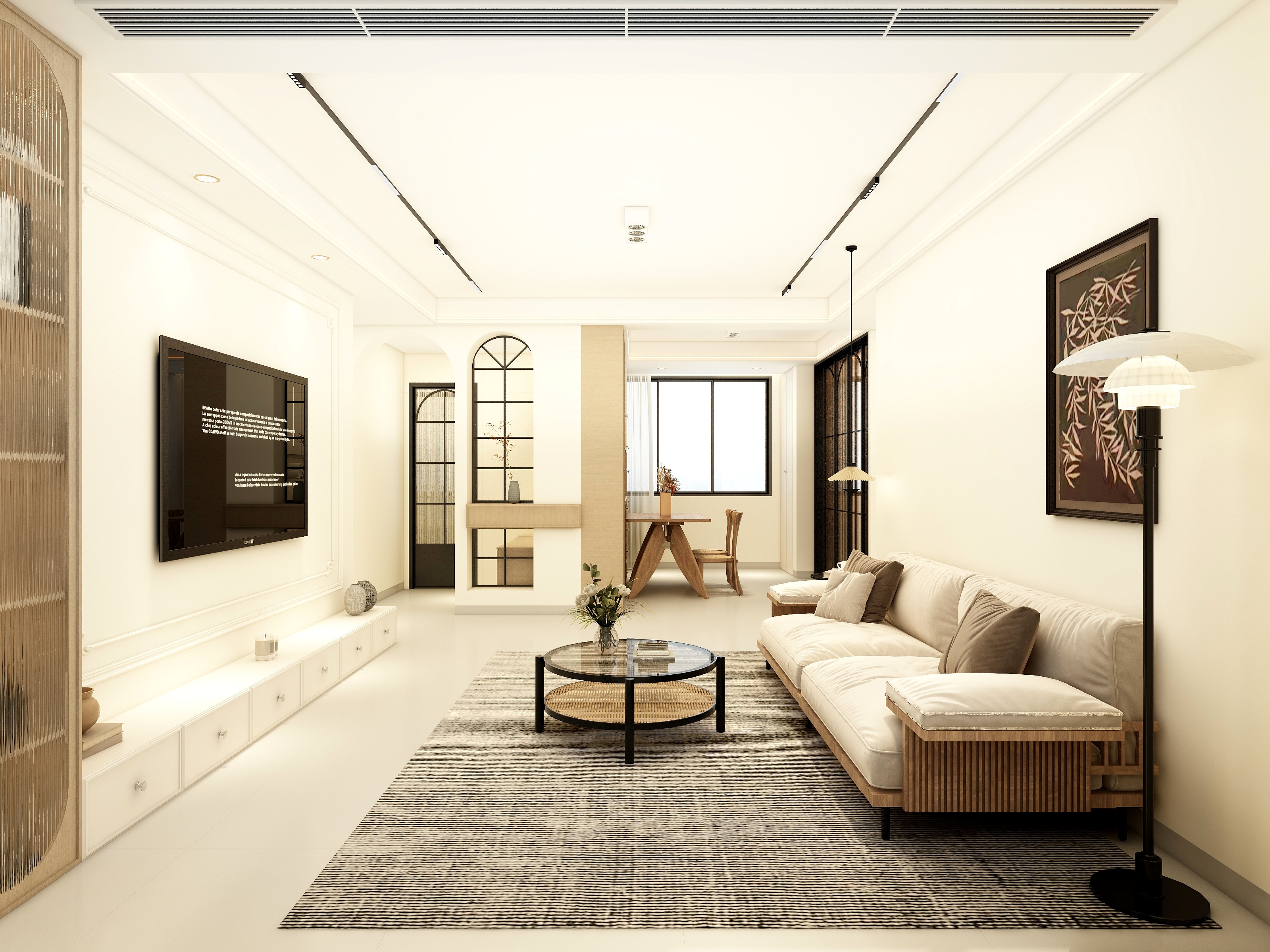 李立猛-中古风三居设计-装修设计方案